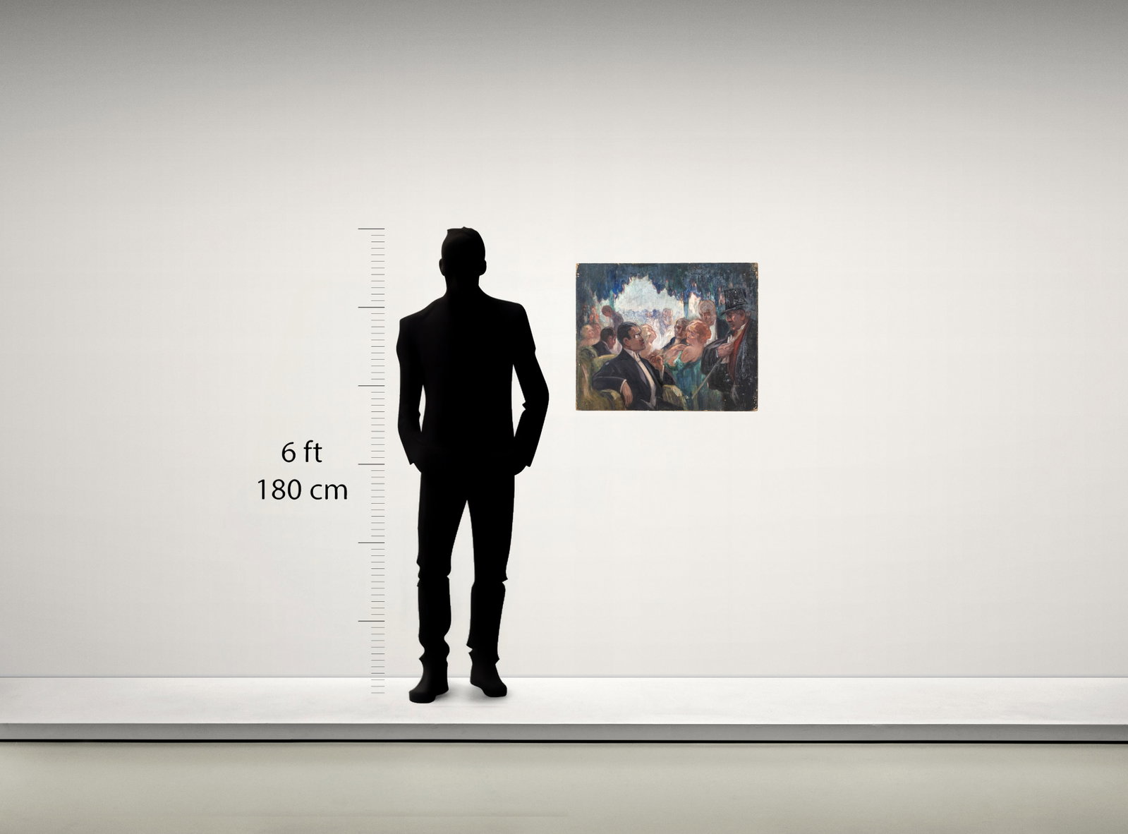 No Reserve: Mystery Artist: Double-Sided Figurative Oil Painting - 3