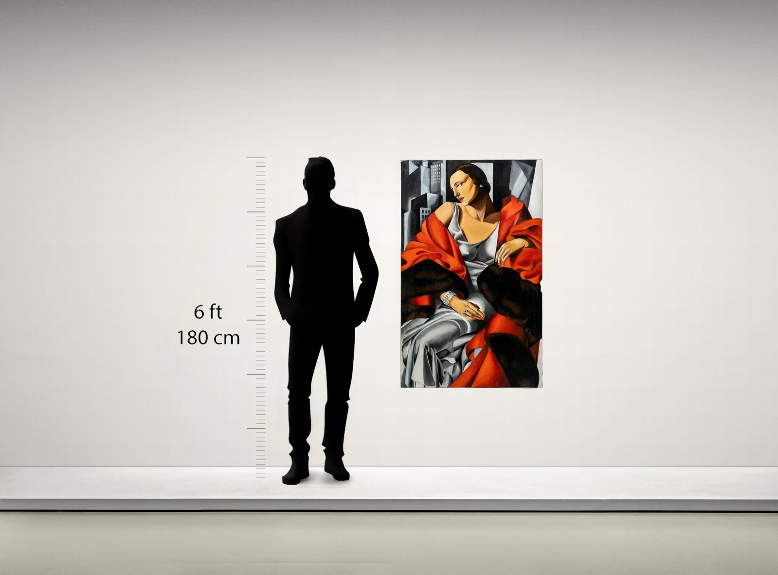 No Reserve: In The Style Of Tamara de Lempicka 'Madame Boucard' Art Deco Oil Painting - 2