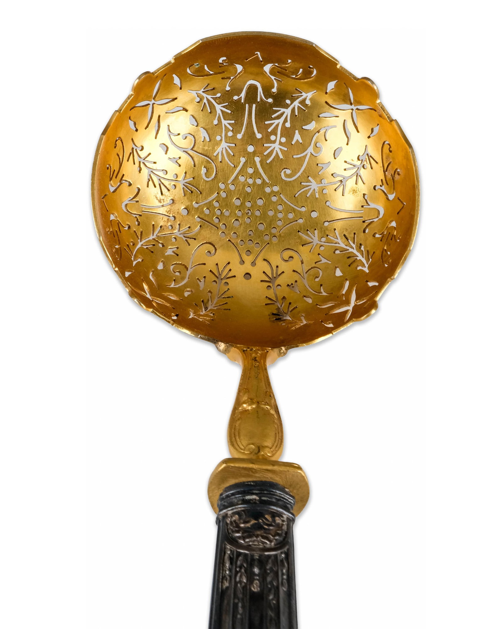 No Reserve: French Gilt Silverplate Serving Spoon and Ladle Set, Late 19th Century by Despinoy - 2