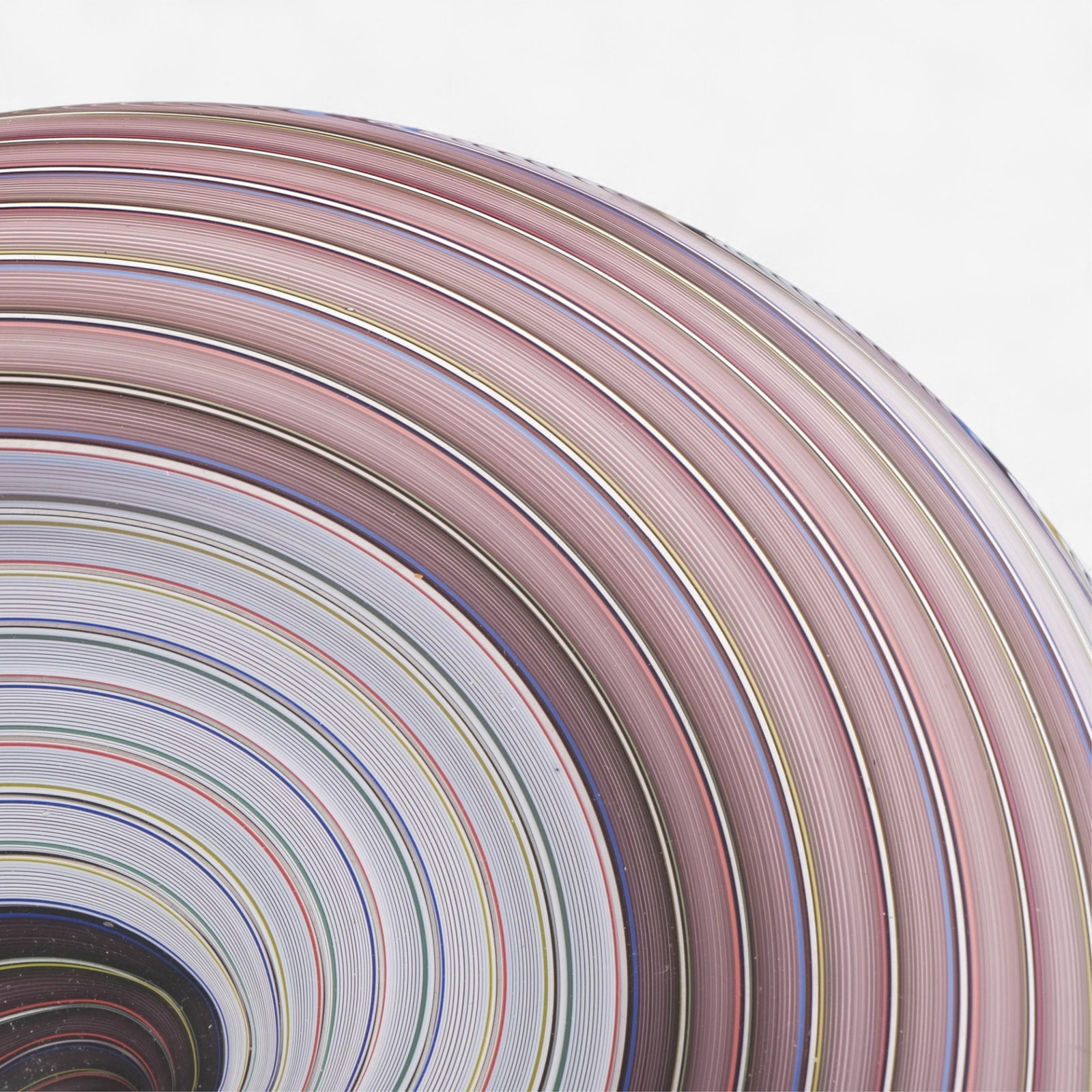No Reserve: Adriano Dalla Valentina (attrib) 13-in Murano Hand Blown Glass Charger, Circa 1970's - 4