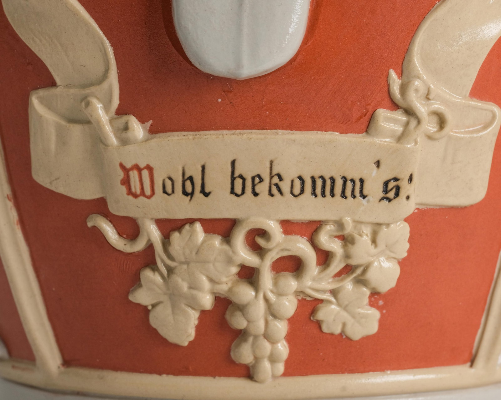 No Reserve: Villeroy & Boch Mettlach Stoneware Relief Pitcher, Circa 1890 - 9