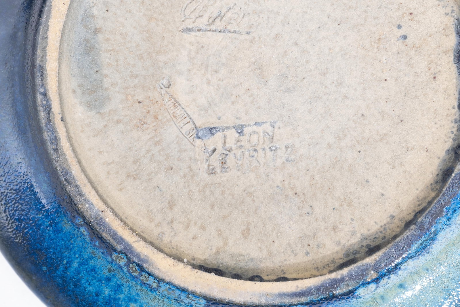 Leon Leyritz, Glazed Stoneware Art Pottery Tea Set, Signed - 2