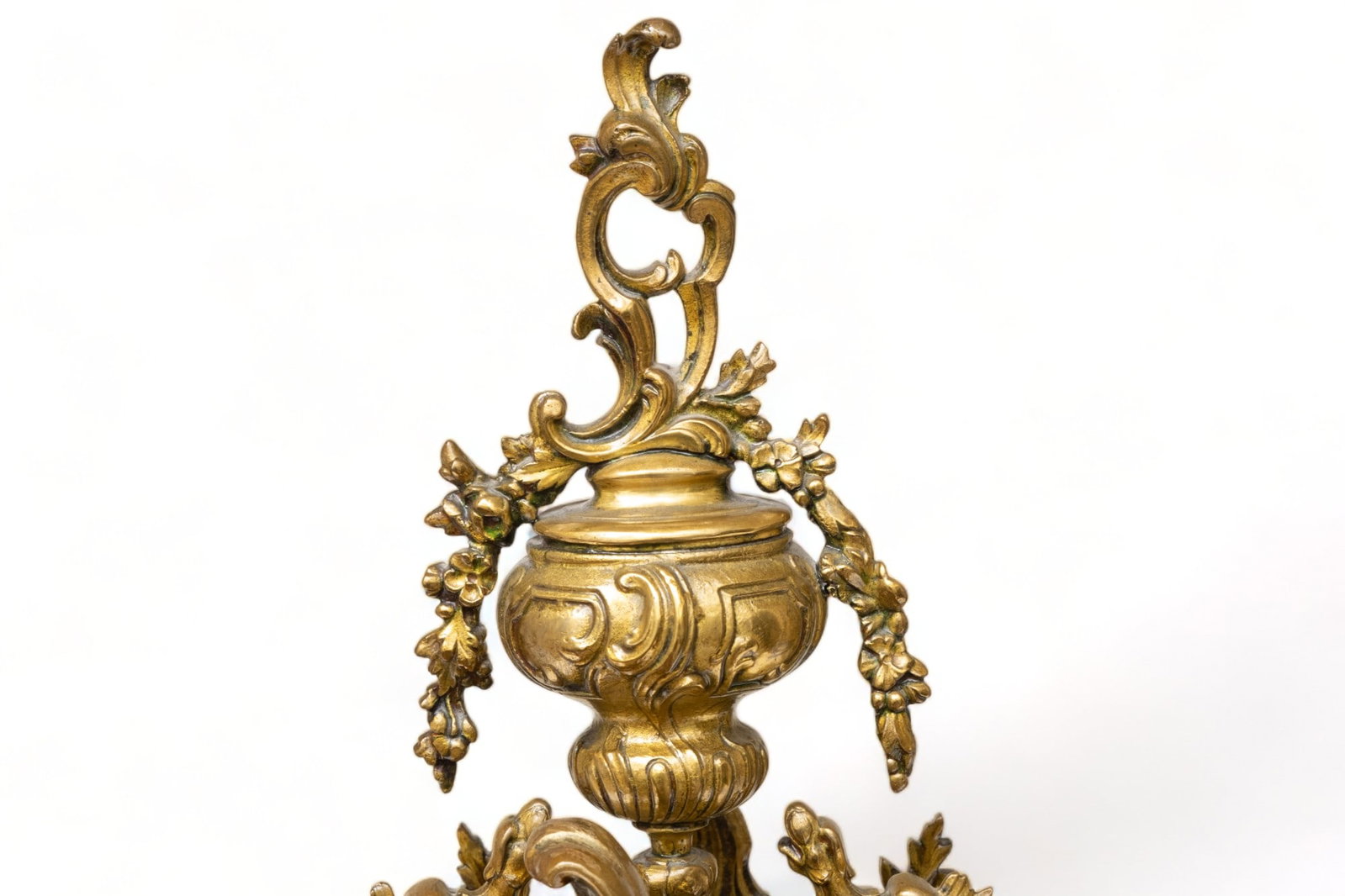 No Reserve: French Mantel Clock Impressive 21 inches tall, Gilt Bronze, 19th Century - 7