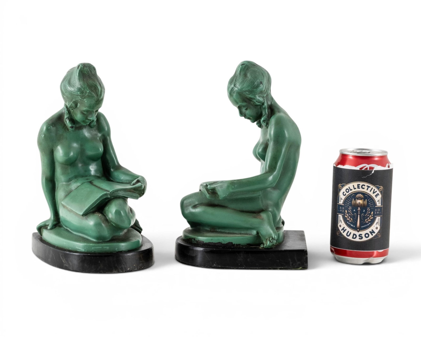 No Reserve: Max Le Verrier (Attrib.) for Ronson Art Deco Bookends, Circa 1930s - 2