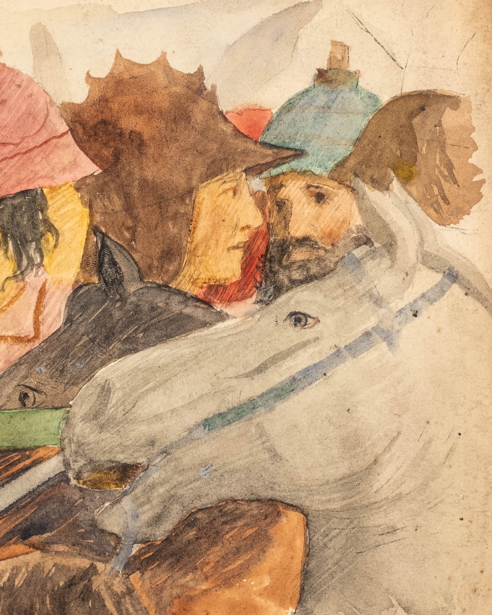 No Reserve: After Piero della Francesca 'The Legend of the True Cross' Watercolor Study - 5