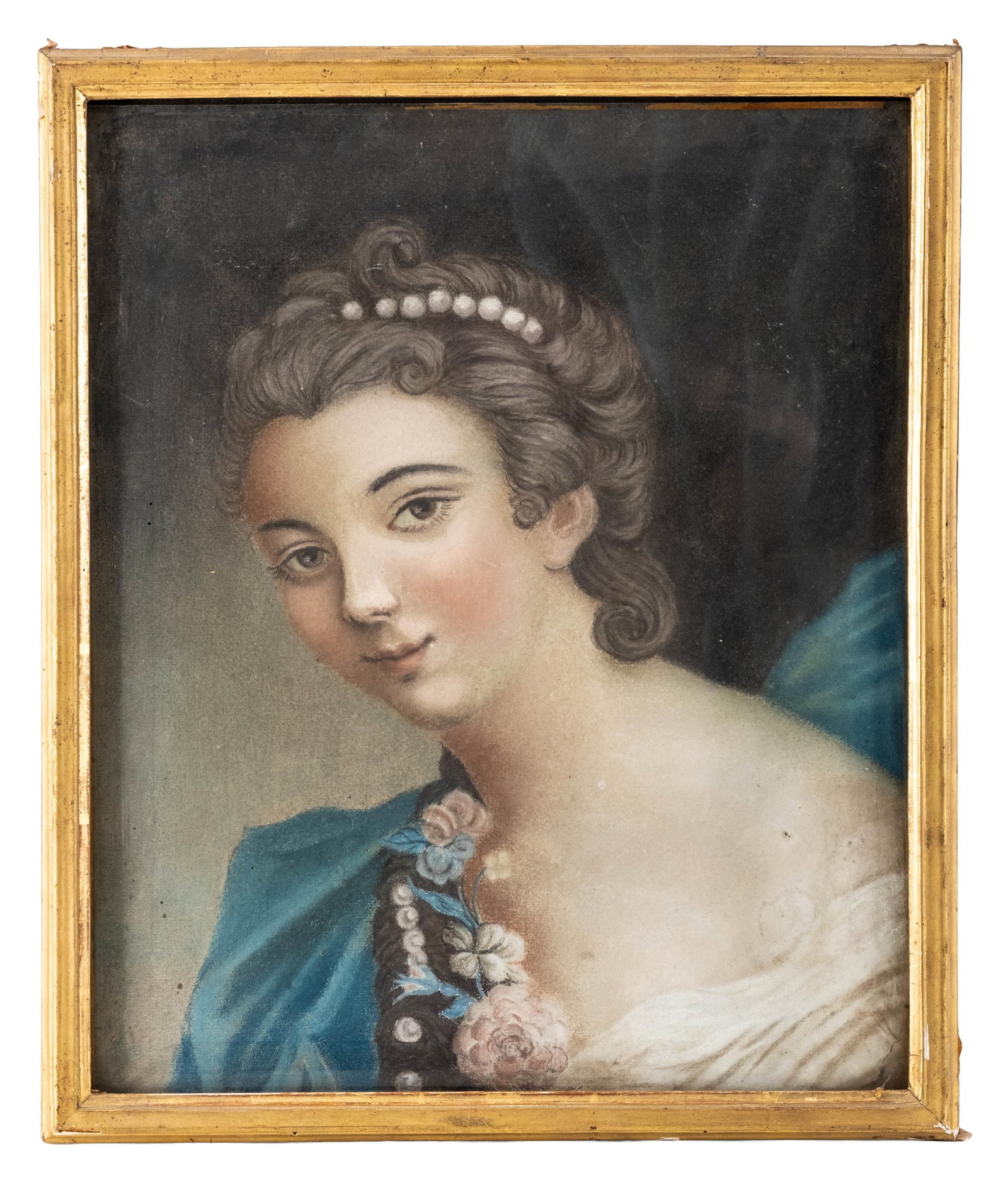 No Reserve: Rosalba Carriera or Circle Venetian Pastel Drawing / Painting, 18th Century (1 of 7)