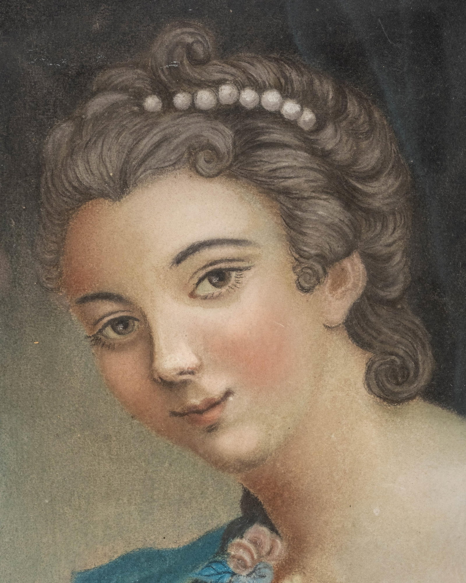 No Reserve: Rosalba Carriera or Circle Venetian Pastel Drawing / Painting, 18th Century - 3