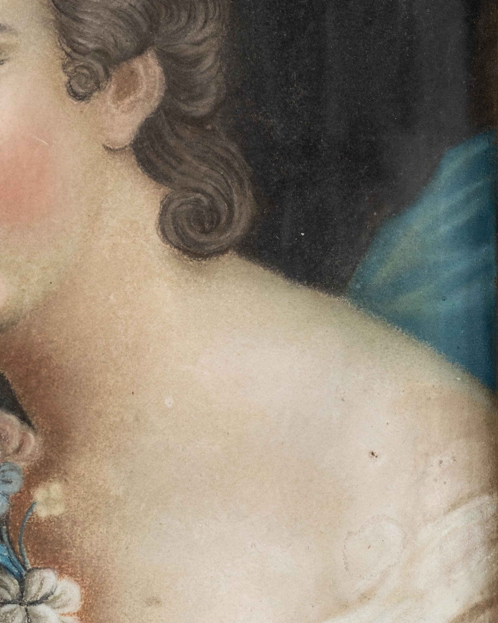 No Reserve: Rosalba Carriera or Circle Venetian Pastel Drawing / Painting, 18th Century - 6