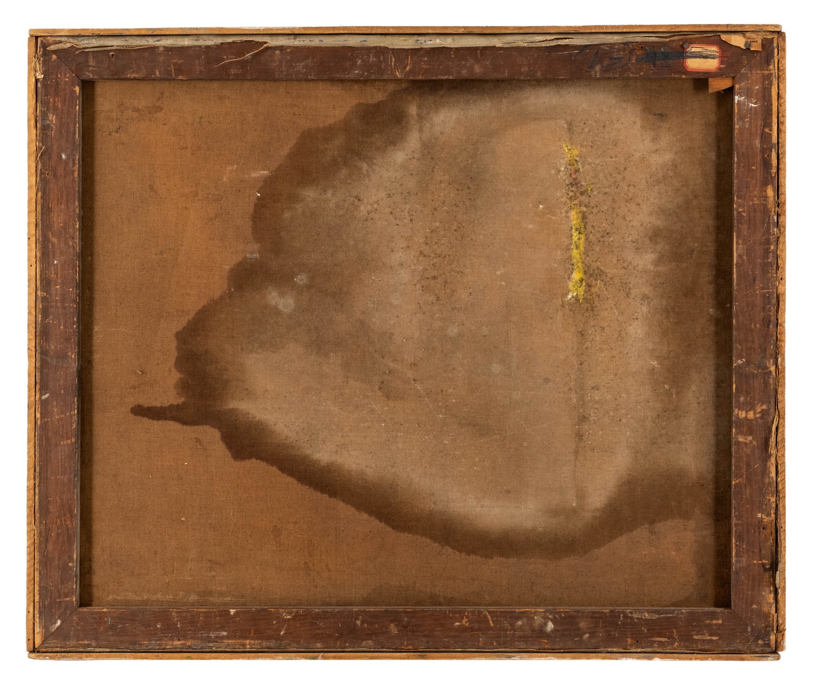 No Reserve: Mystery Artist: Monogrammed Modernist Still Life With Bananas, Oil Painting - 8