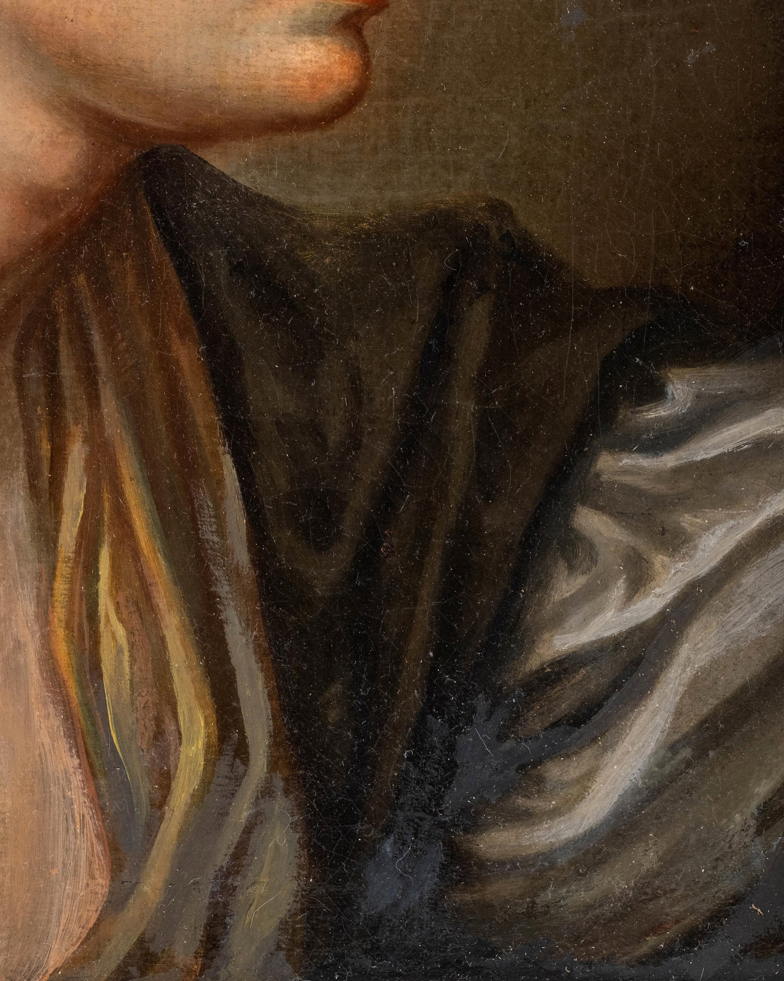 Jean-Baptiste Greuze (circle) Portrait Of A Woman Oil Painting - 7