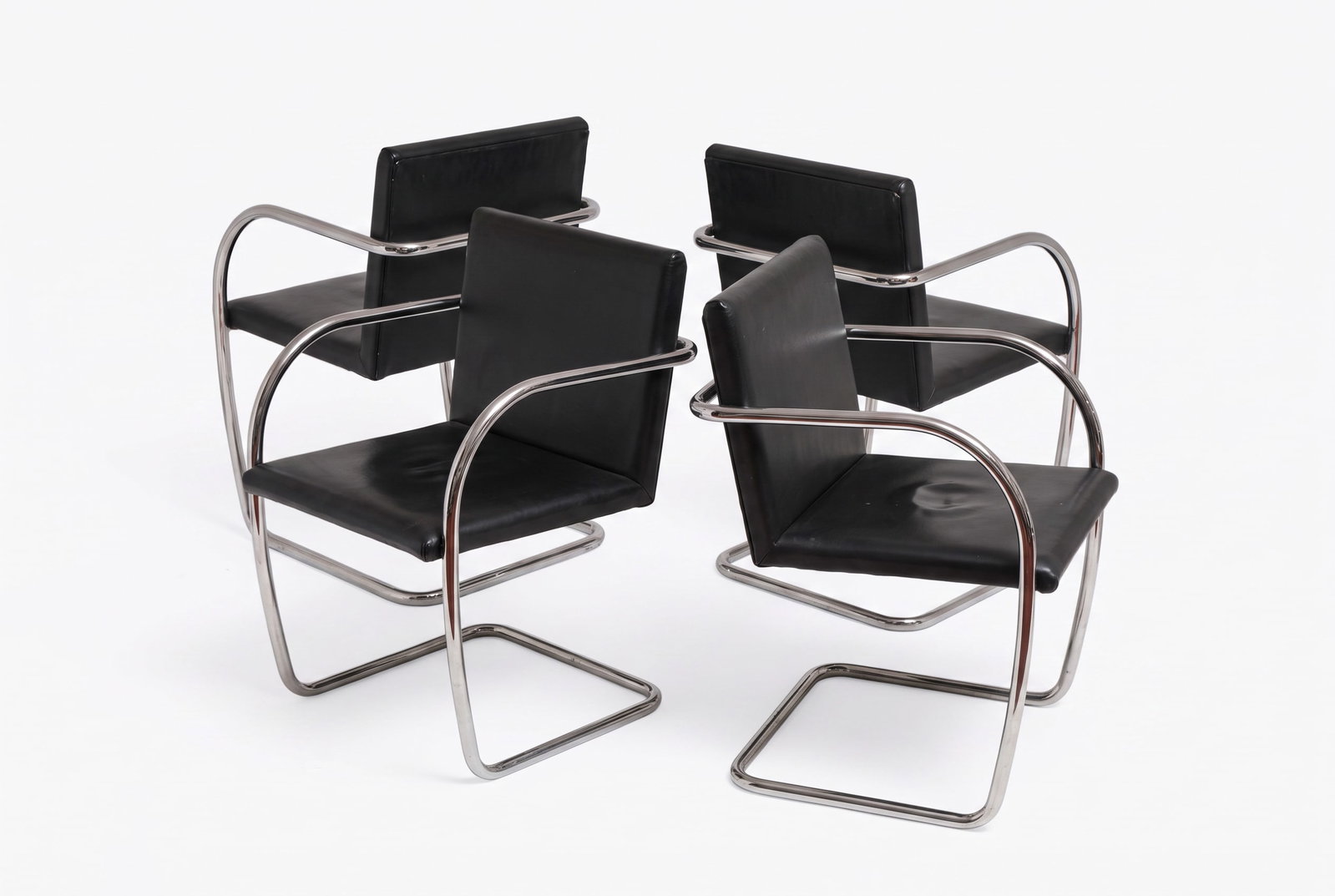 No Reserve: Four Brno-Style Armchairs After Mies van der Rohe’s 1928 Design (1 of 9)