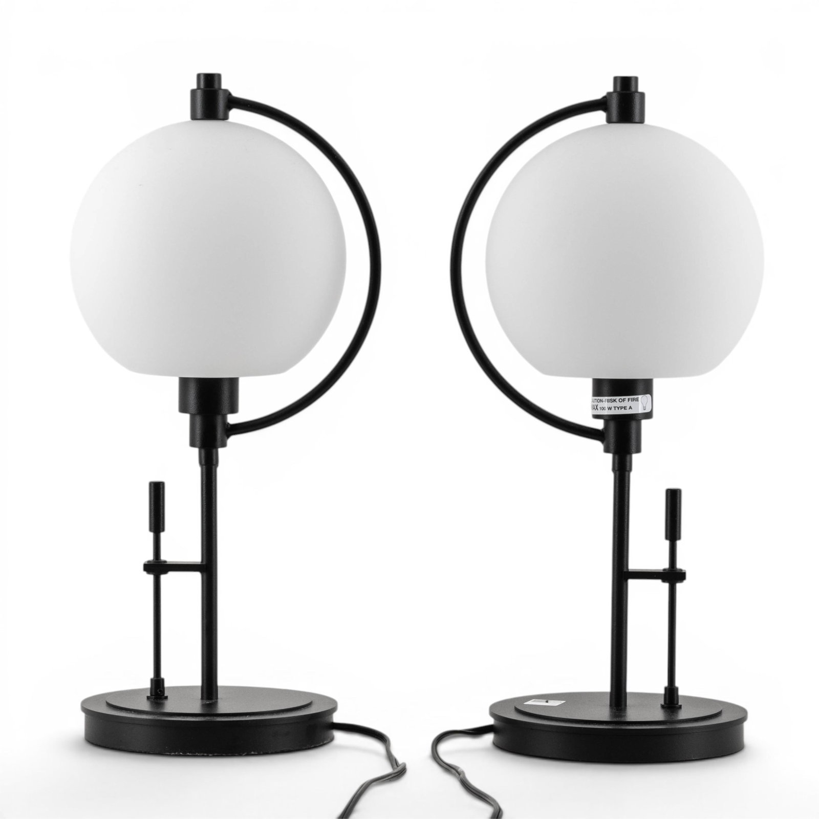 Pair Zach Pyle Hubbardton Forge Pluto Table Lamps - 6