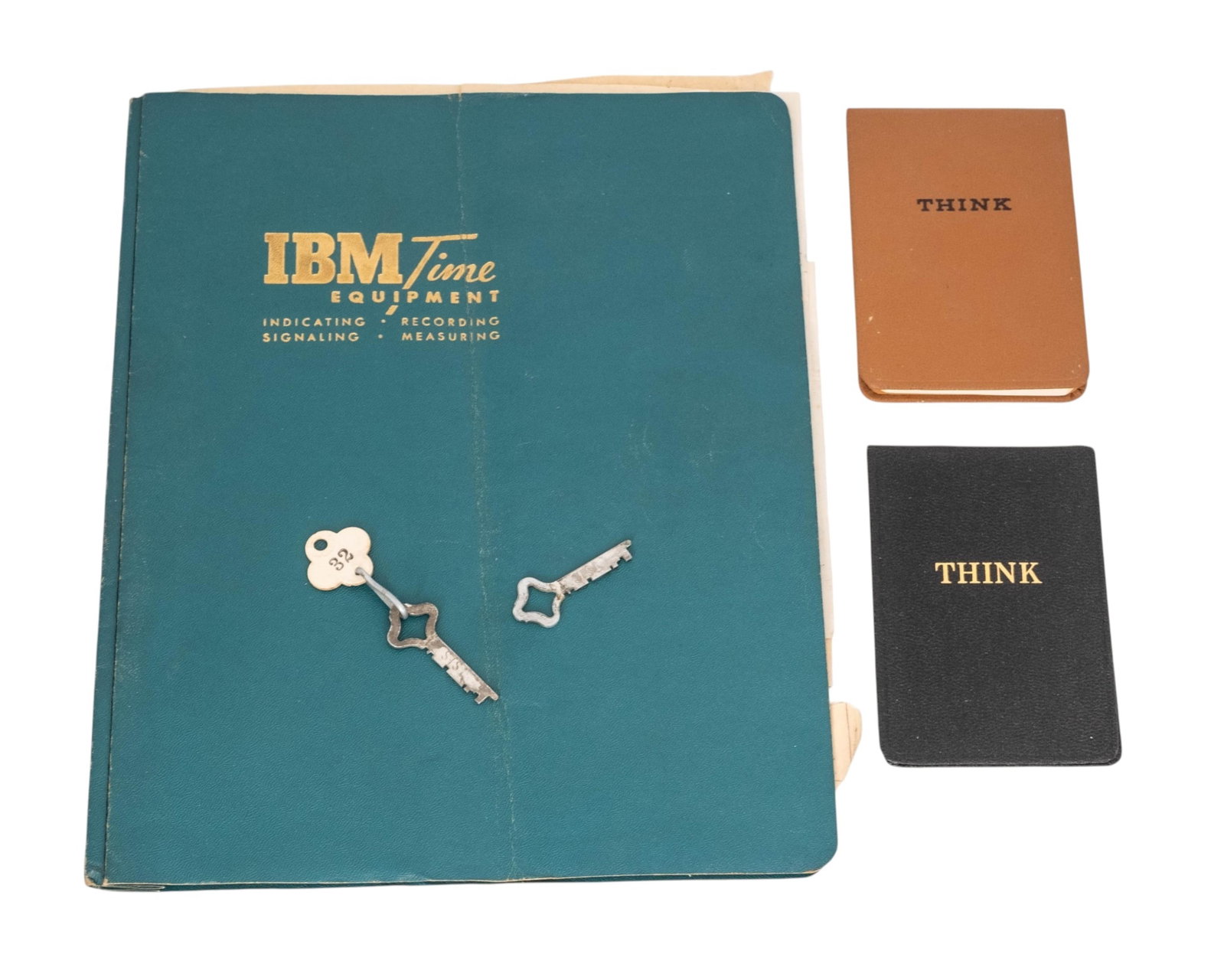 No Reserve: IBM Art Deco Timekeeping System With 1939 THINK Collateral - 17