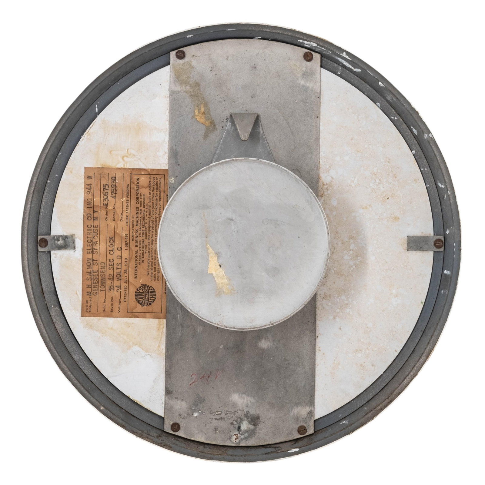 No Reserve: IBM Art Deco Timekeeping System With 1939 THINK Collateral - 8
