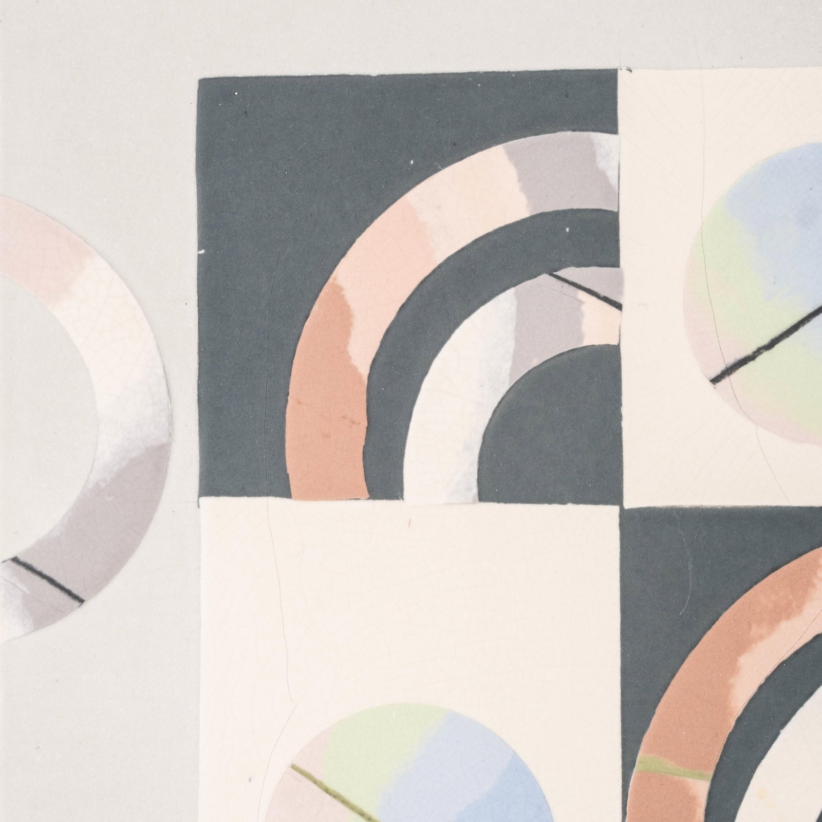 No Reserve: Set of Three Kramars/Kiok Postmodern Ceramic Platters - 4