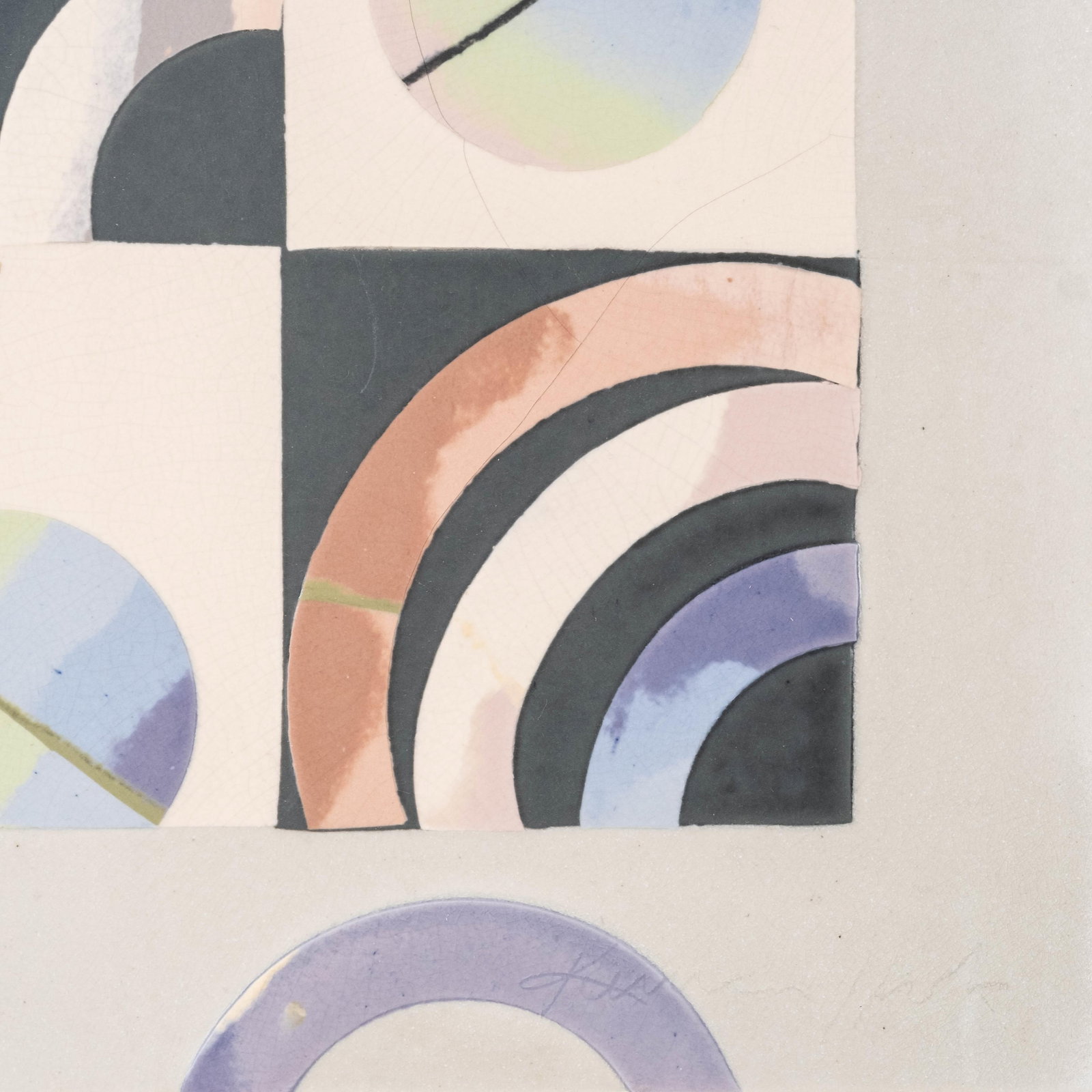 No Reserve: Set of Three Kramars/Kiok Postmodern Ceramic Platters - 5