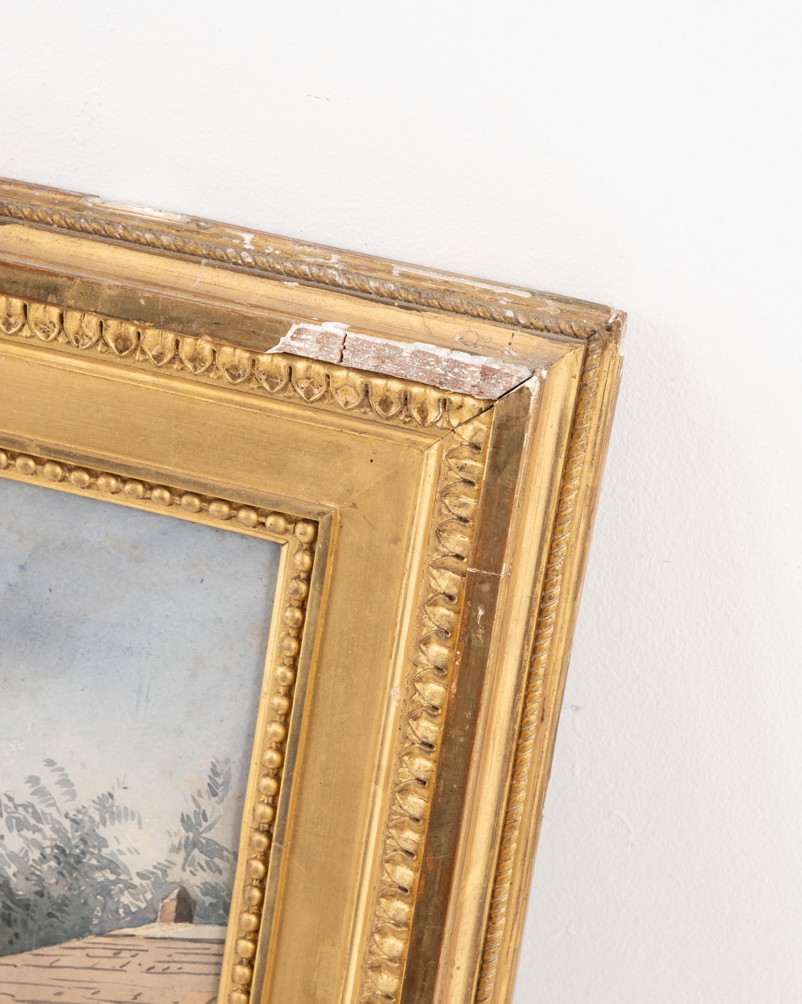 No Reserve: Mystery Artist, Signed 19th Century Watercolor Painting, Dated 1875 - 16