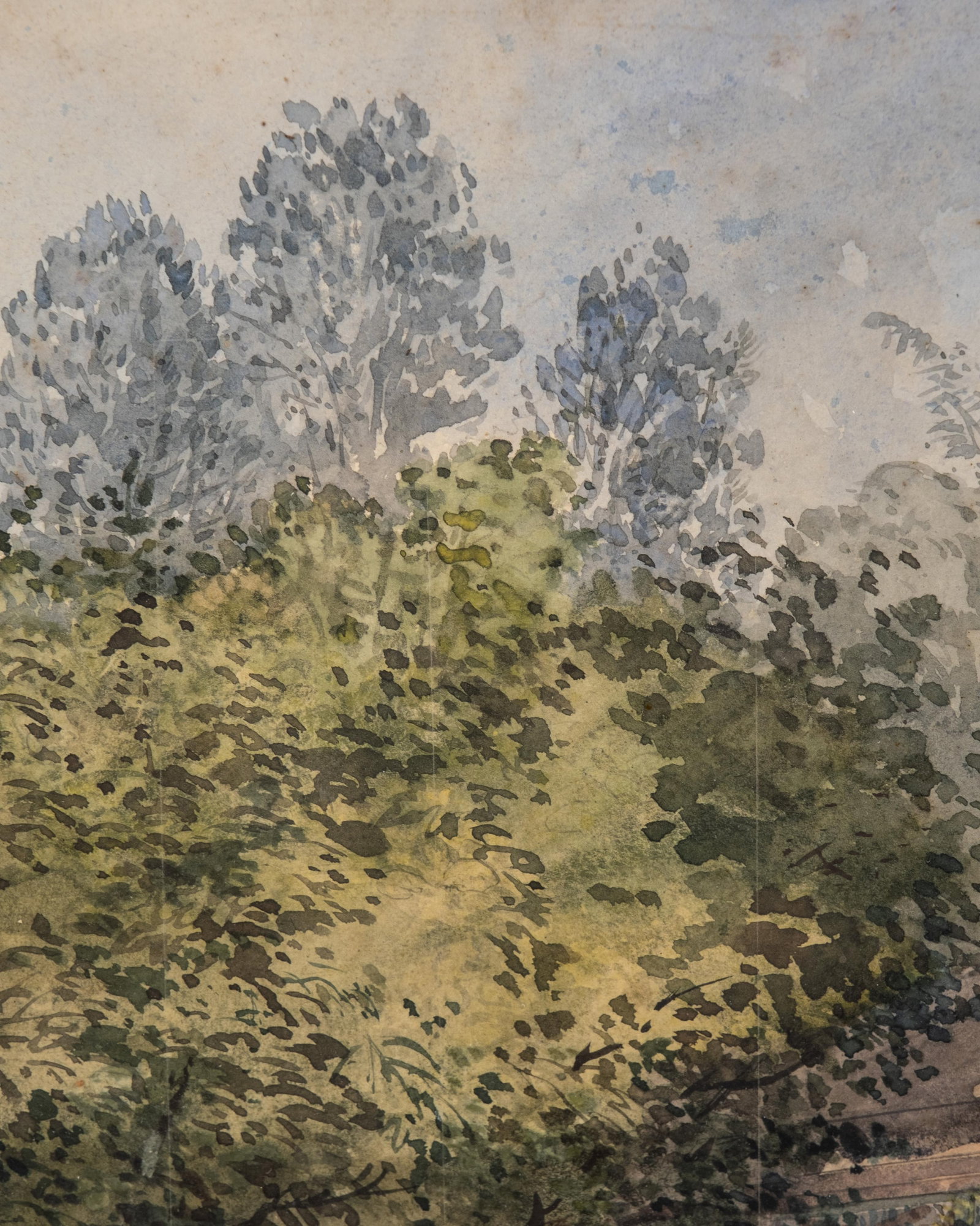 No Reserve: Mystery Artist, Signed 19th Century Watercolor Painting, Dated 1875 - 6