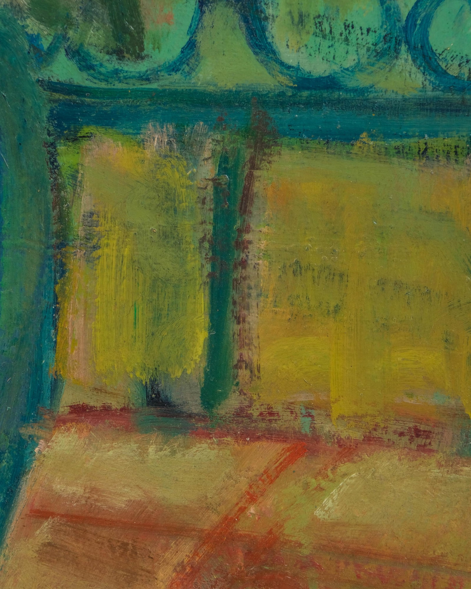 No Reserve: Mystery Artist, Impressionist School, 'Bouquet on the Balcony,' Signed Oil on Panel - 10