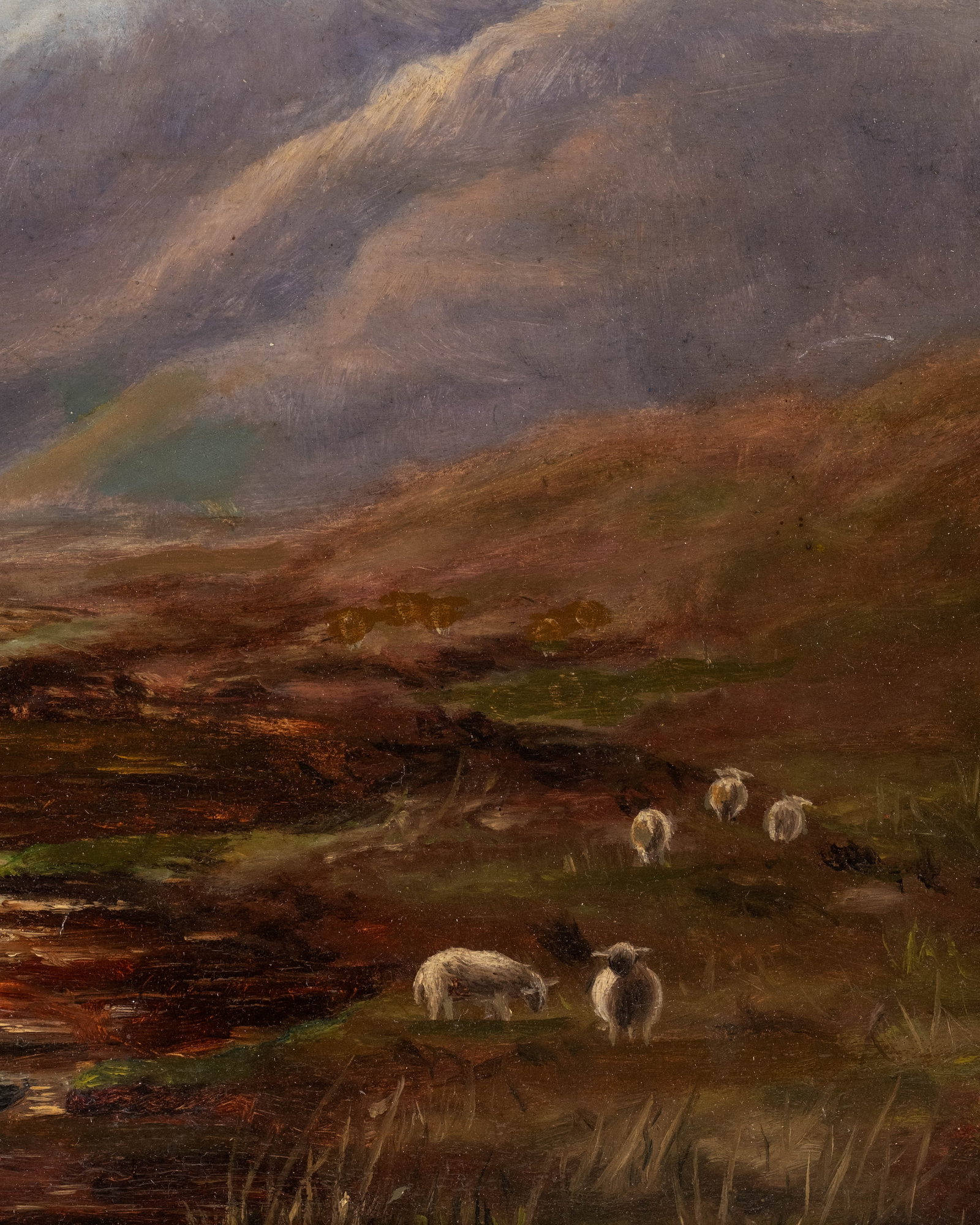 No Reserve: Mystery Artist, Signed 1915 Scottish Highland Glen Landscape Oil Painting - 7