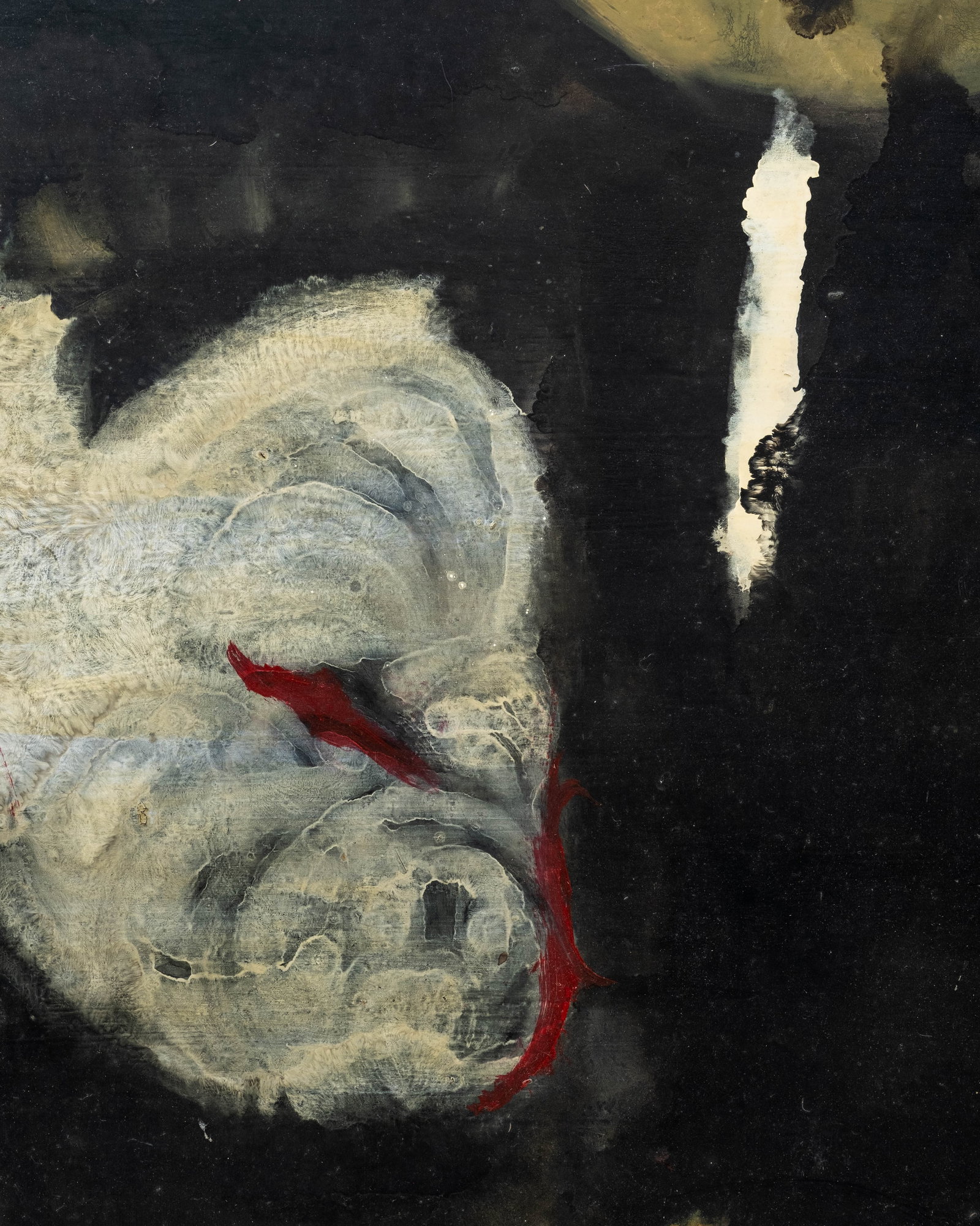 Mystery Artist: French School Signed 1963 'New Realities' Abstract Oil Painting - 7
