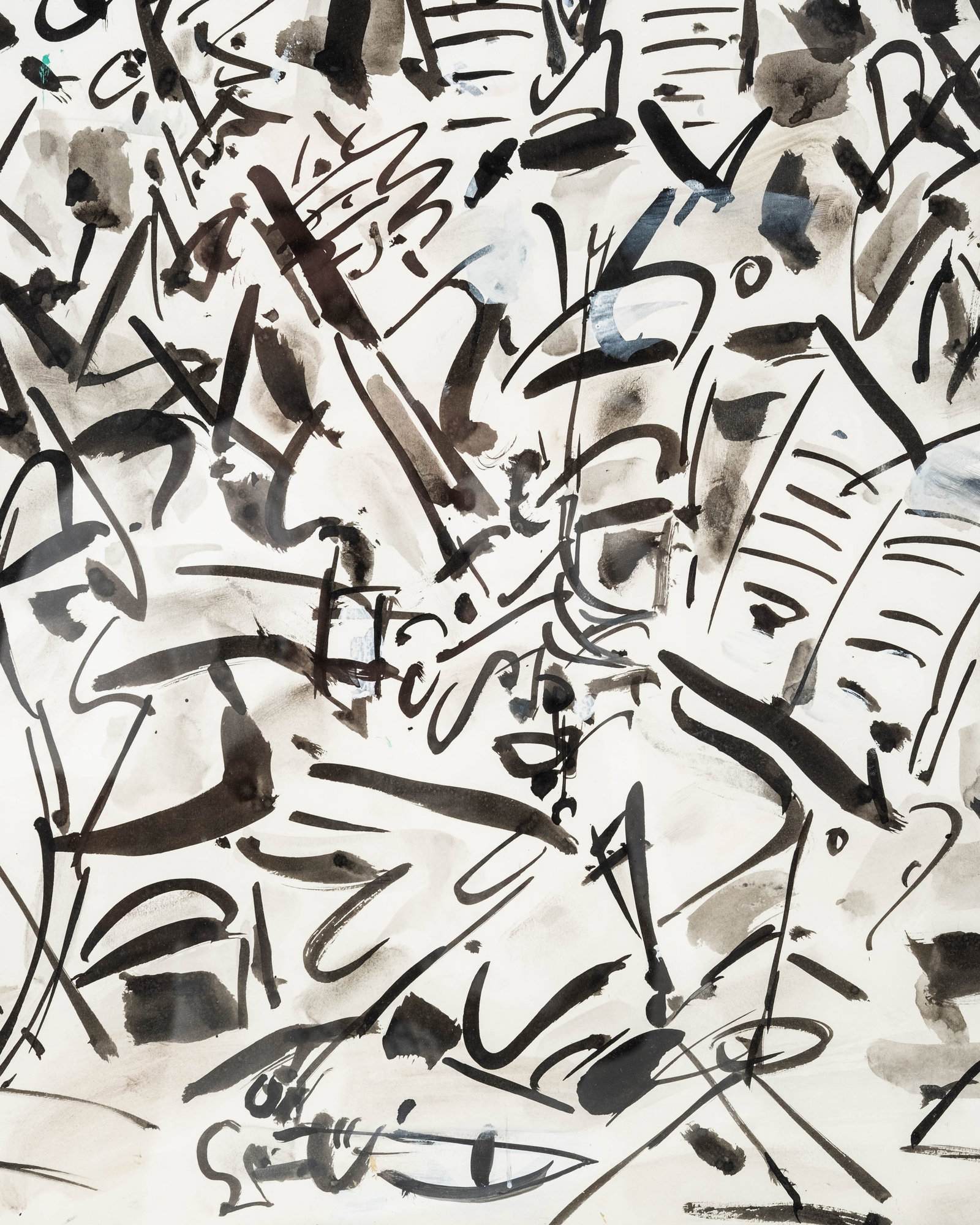Gen Paul, Signed 'The Orchestra' Ink and Gouache Painting - 5