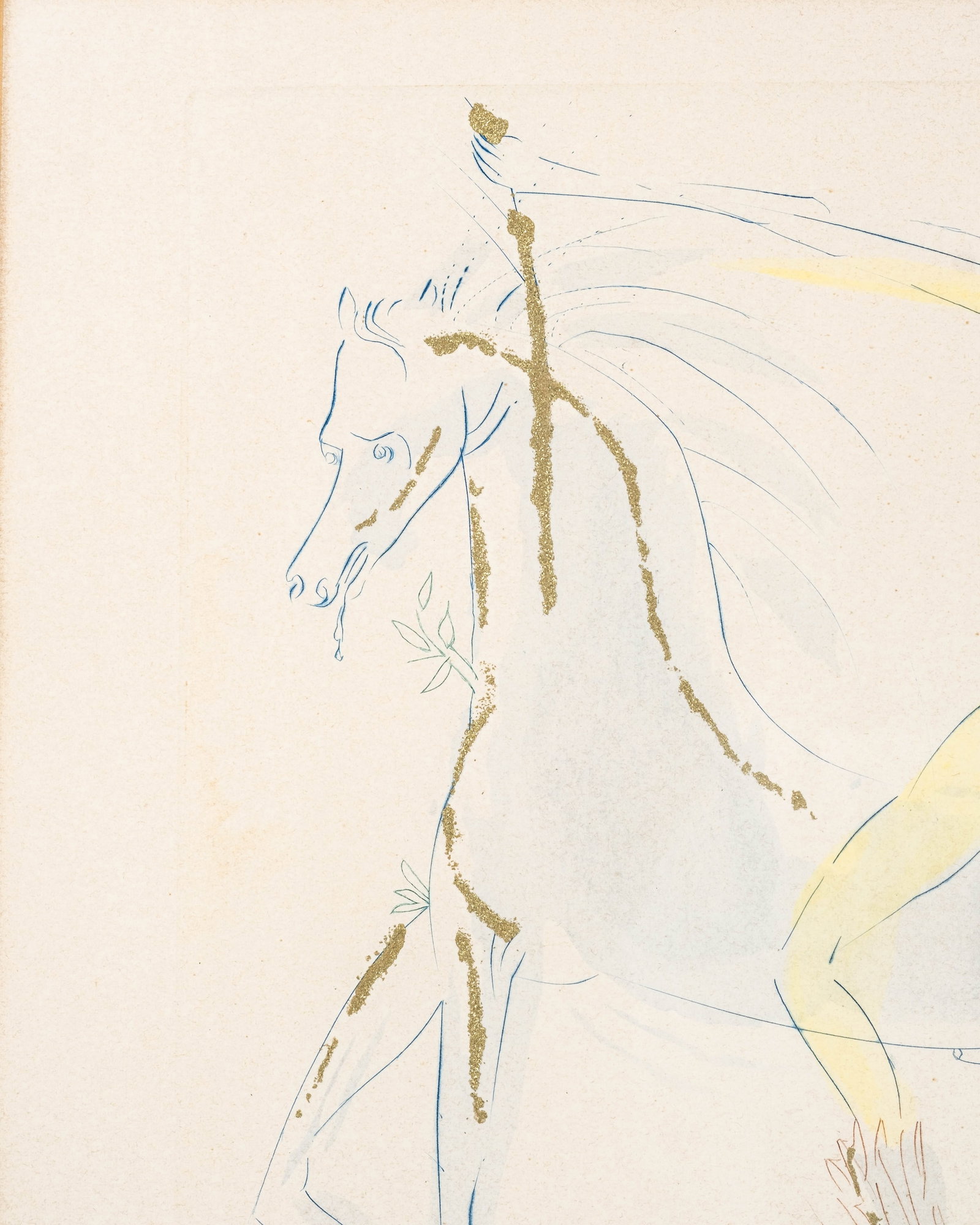 No Reserve: Salvador Dalí, Hand Signed 'The Horse of the Pharaoh' Limited Edition Lithograph - 6