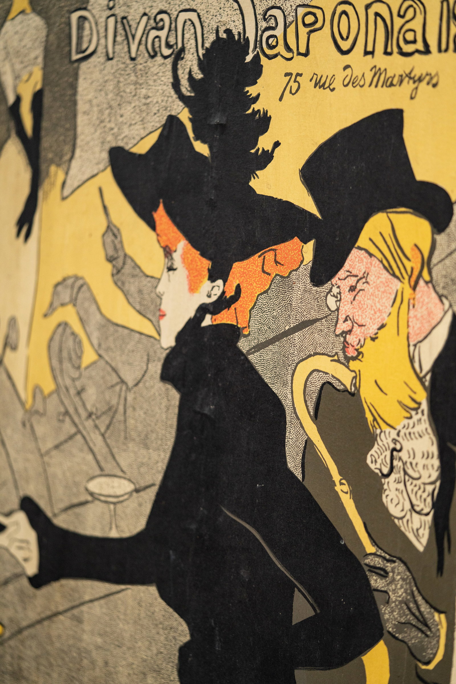 No Reserve: Henri de Toulouse-Lautrec 'Divan Japonais' Older Lithographic Poster - 3