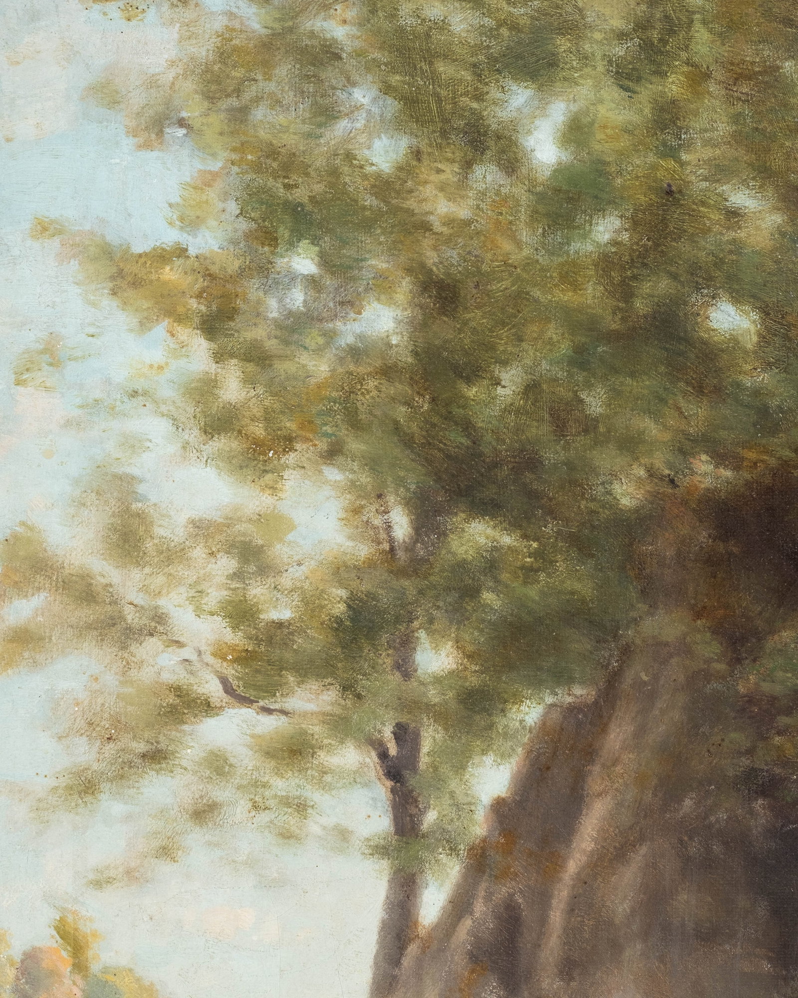 No Reserve: Mystery Artist 19th Century Signed Woodland Stream Landscape Painting - 5