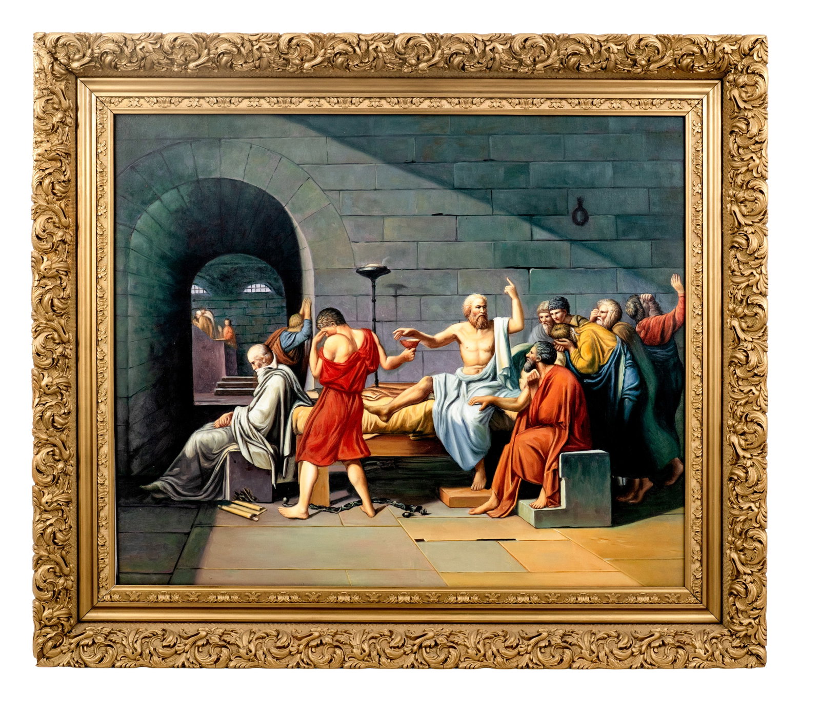 No Reserve: Neo-classical Oil on Canvas Painting, 19th Century - 3