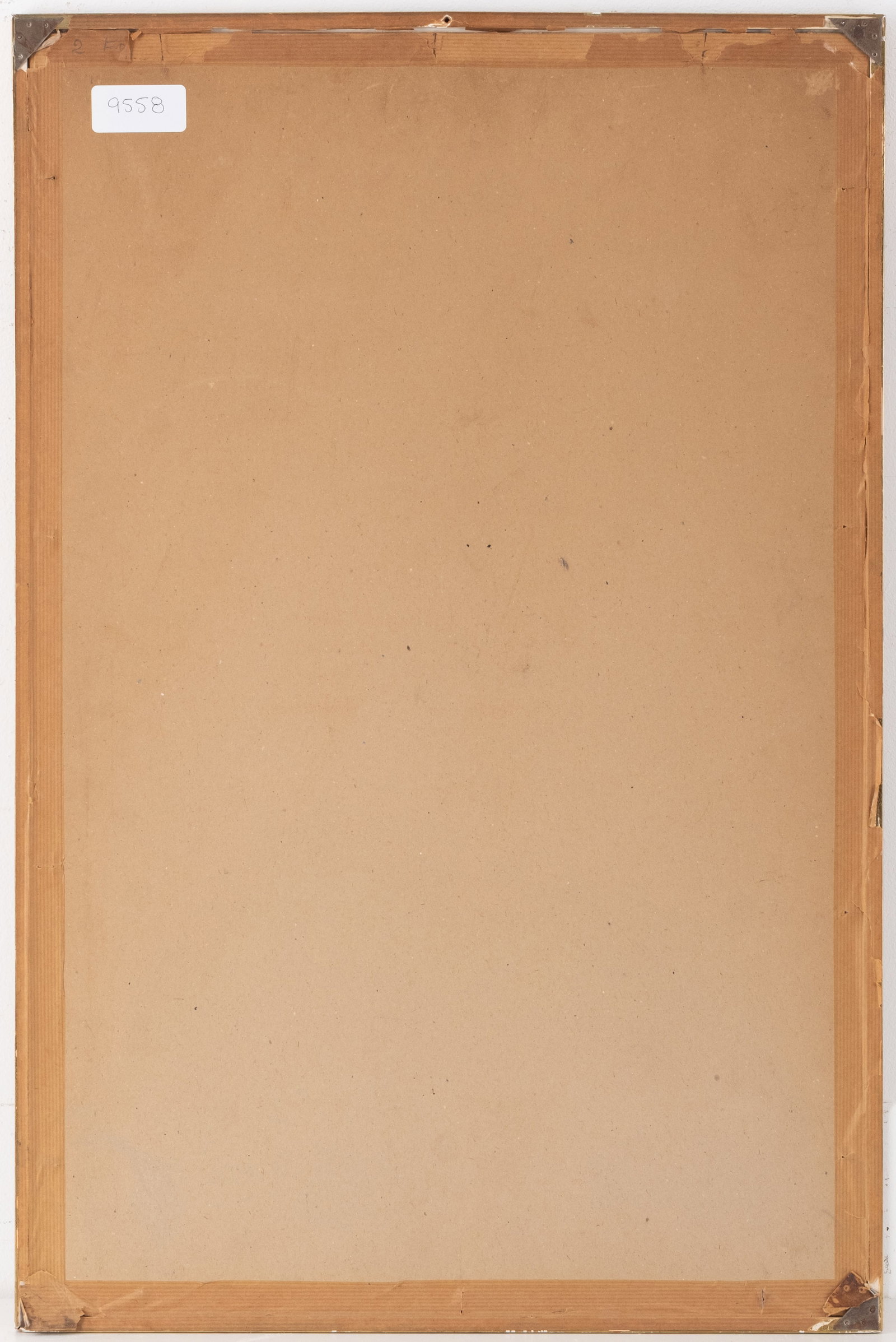 No Reserve: Mystery Artist Signed Mid-Century Surrealist Abstract Figurative Gouache Painting - 6