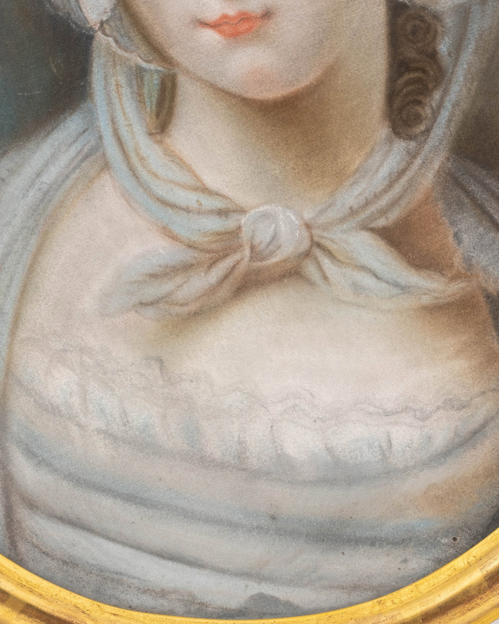 Late 18th/Early 19th Century School Portrait of a Young Woman Pastel Painting - 4