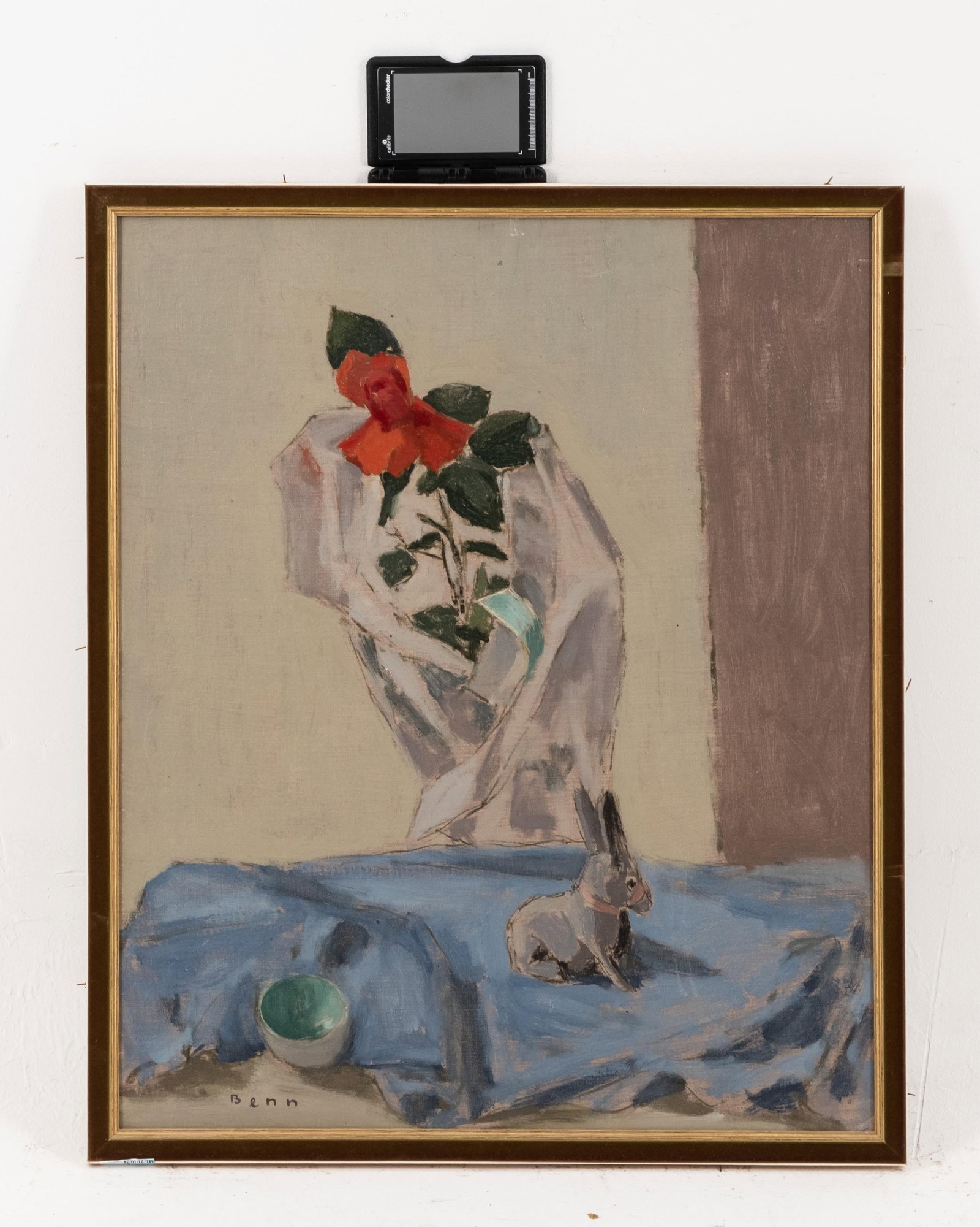 Benn (Bencion Rabinowicz), Signed Oil on Canvas Board Painting, 1974 - 14