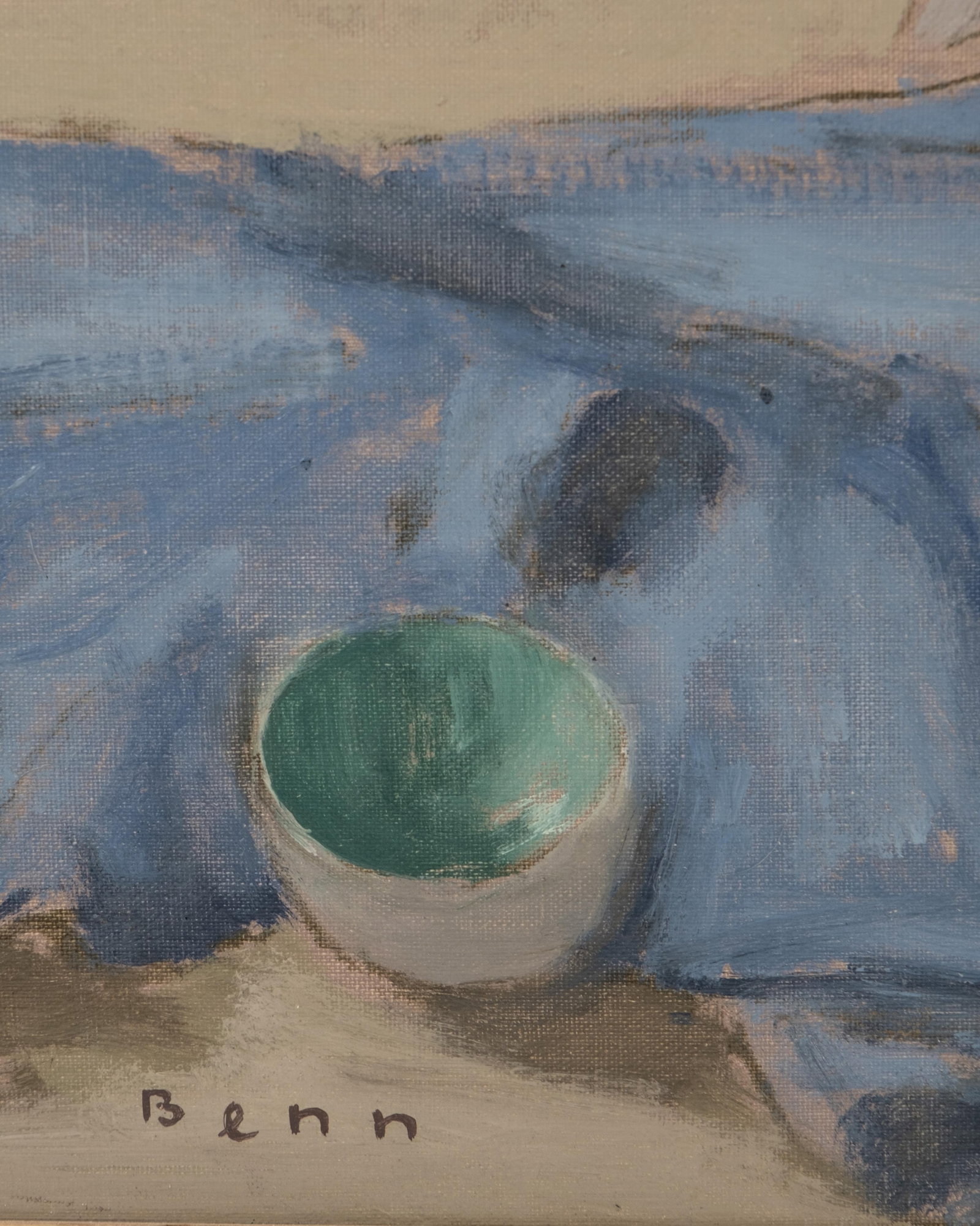 Benn (Bencion Rabinowicz), Signed Oil on Canvas Board Painting, 1974 - 9