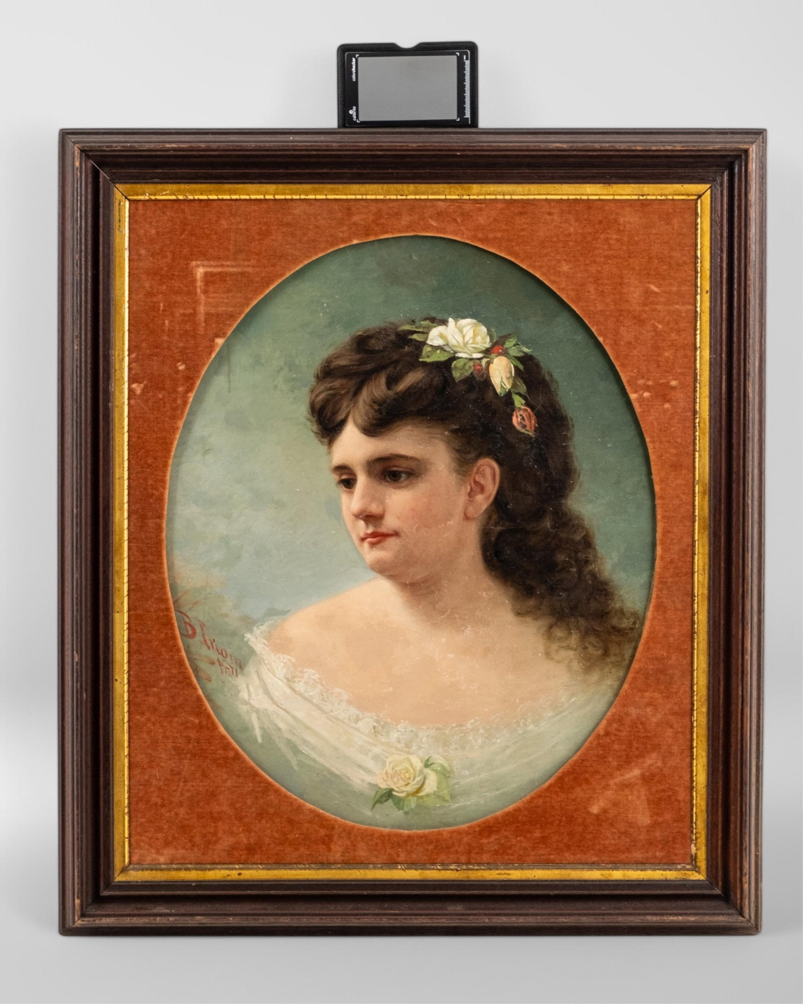 No Reserve: Ben Irwin Signed 19th Century Belle Époque Oil on Board Painting - 12