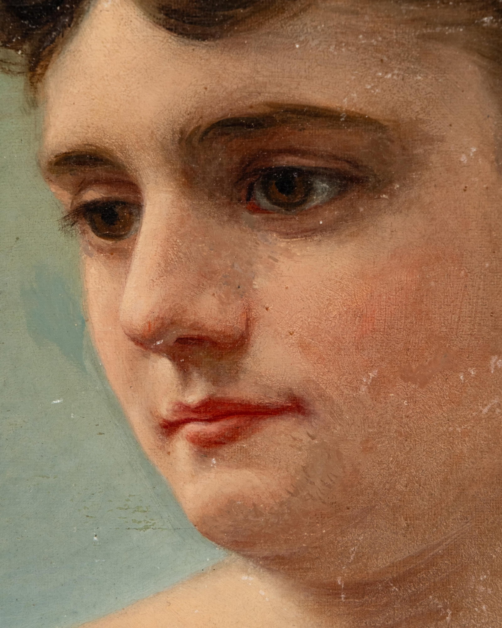 No Reserve: Ben Irwin Signed 19th Century Belle Époque Oil on Board Painting - 7