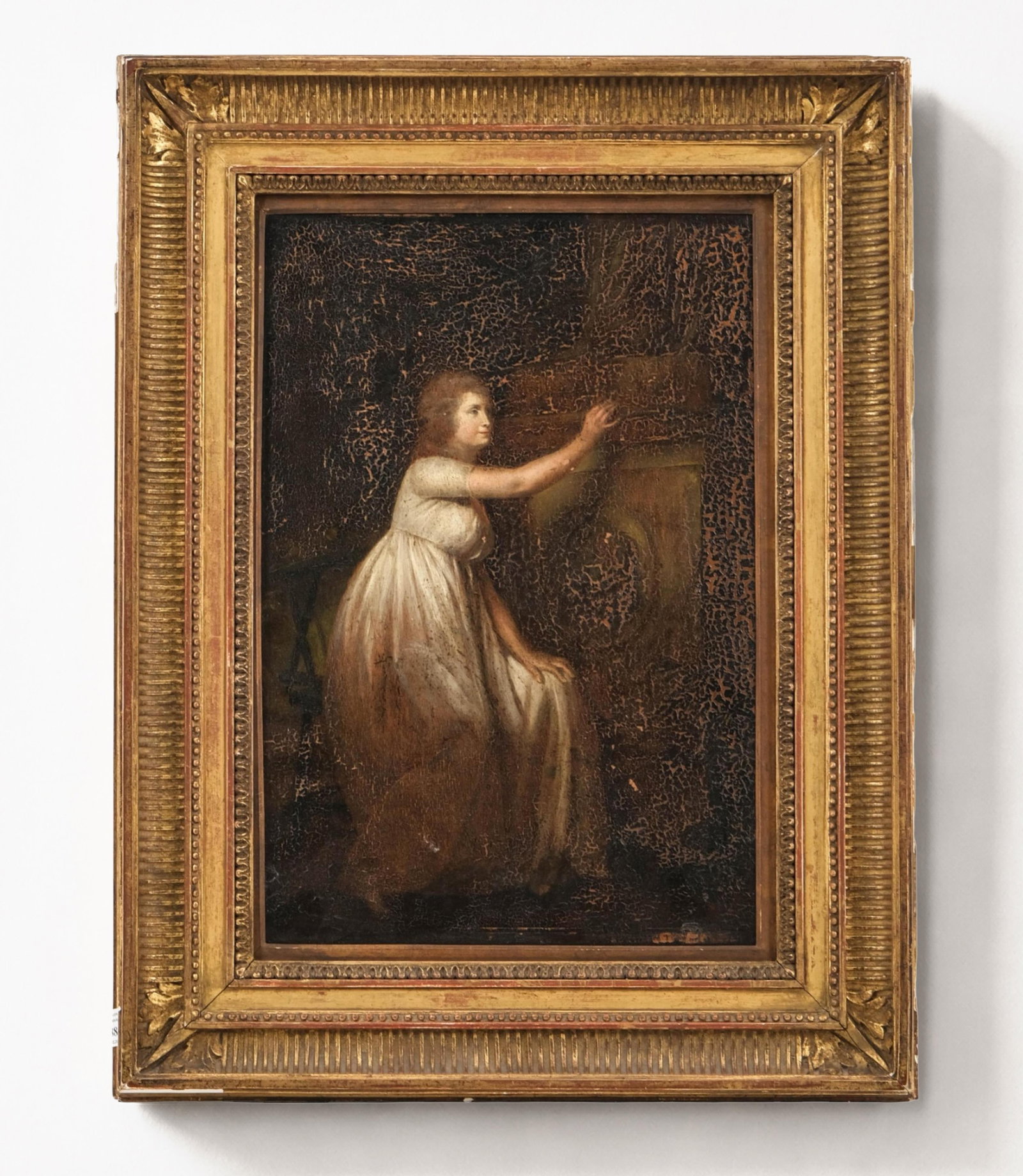 No Reserve: Alexis Pérignon Attributed Family-Commissioned Portrait of Marie Félicité Paille - 3