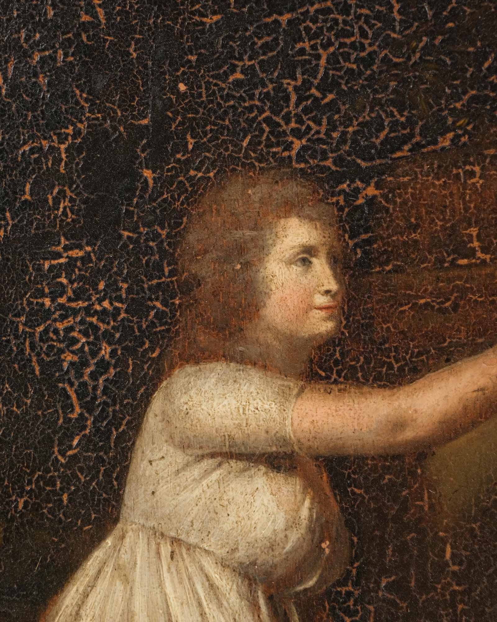 No Reserve: Alexis Pérignon Attributed Family-Commissioned Portrait of Marie Félicité Paille - 6