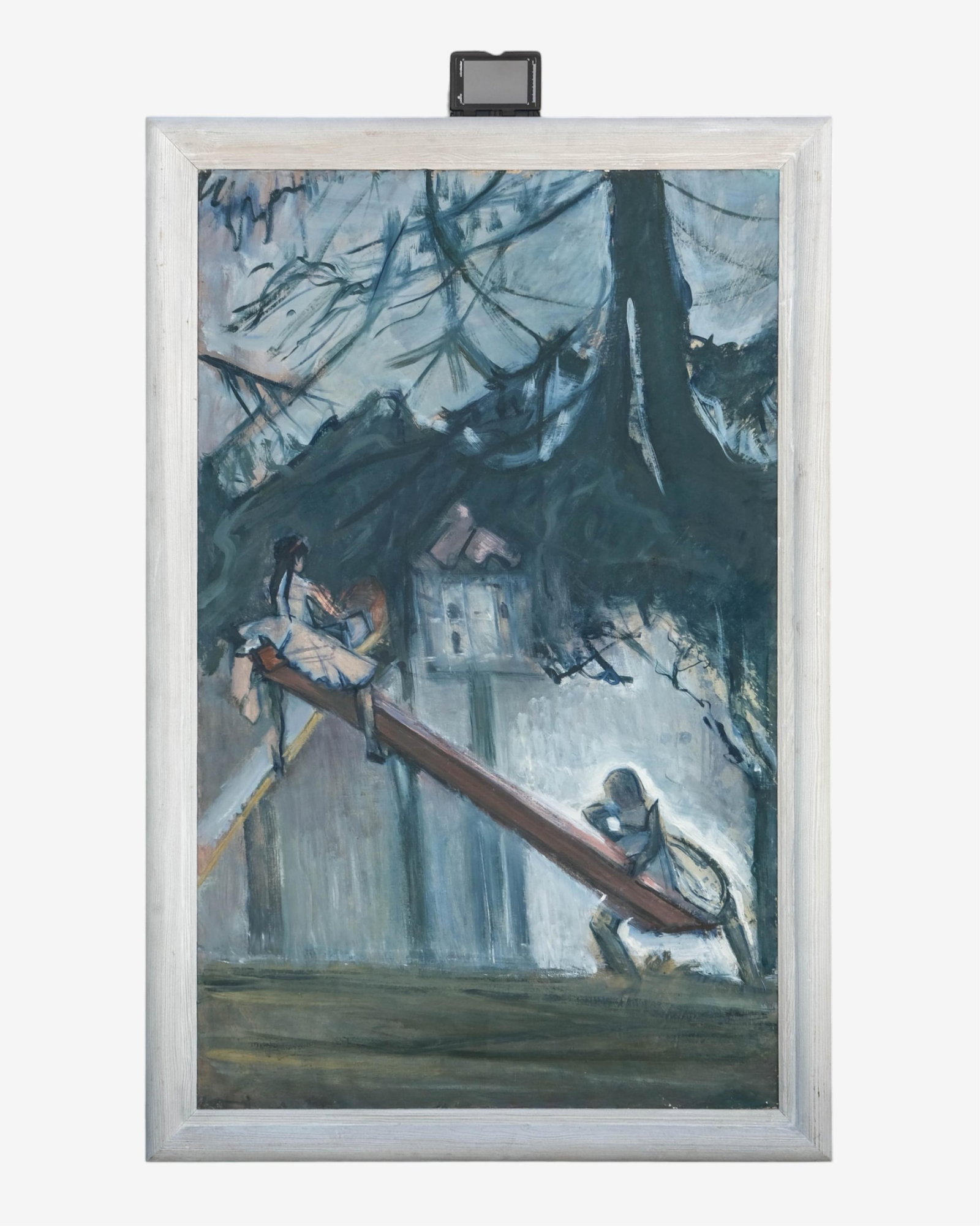 No Reserve: Colette Beyleys, 'The Swing,' Oil on Canvas Painting, Signed - 13