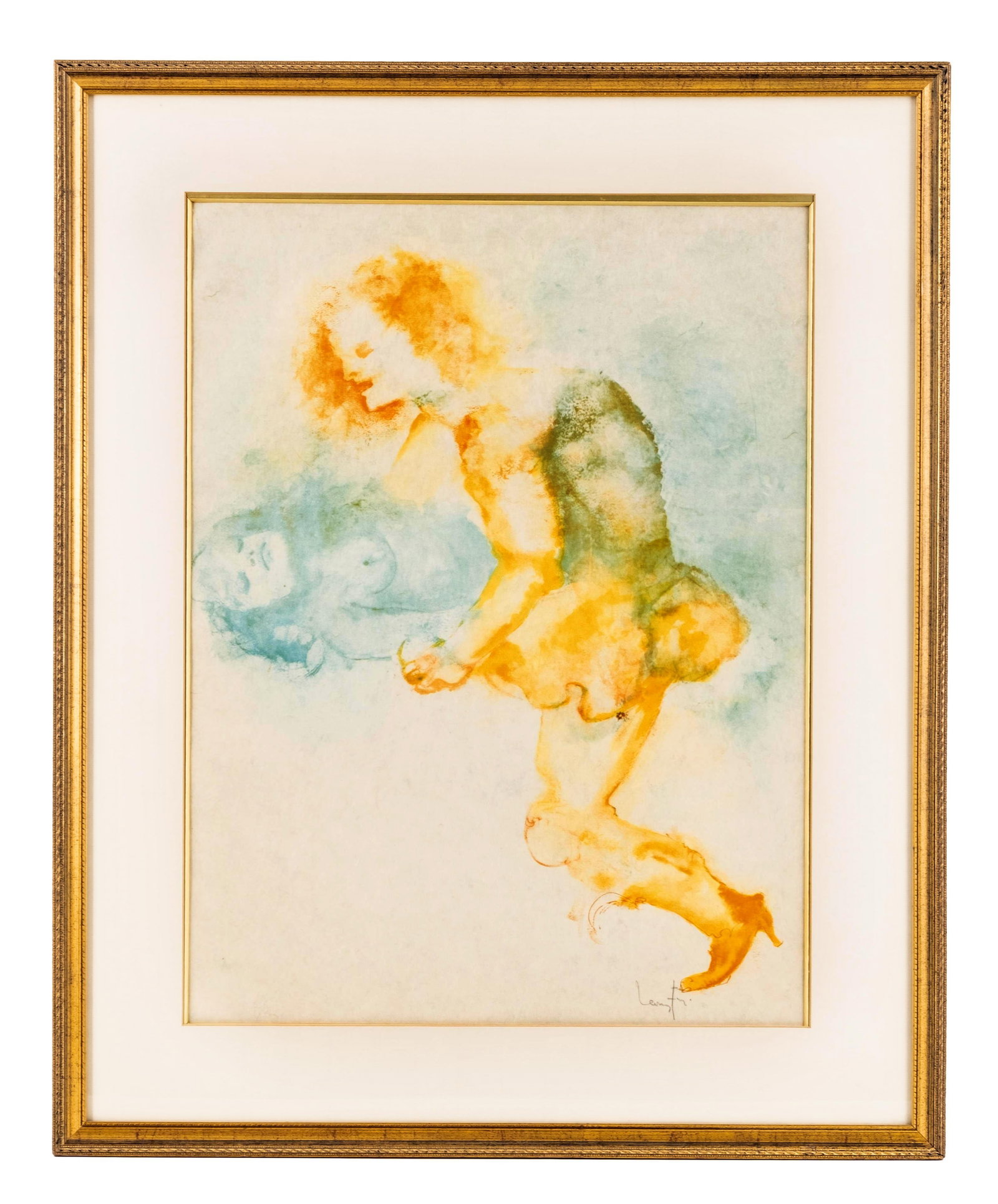No Reserve: Leonor Fini Color Lithograph, Romeo & Juliet (c. 1970s) Artist Hand Signed: Keywords: Surrealism, Argentine-French artist, color lithograph, Paris printer, romantic couple, ethereal figure, 20th-century print, Shakespeare, hand-signed, modern figurative Summary: Leonor Fini. 