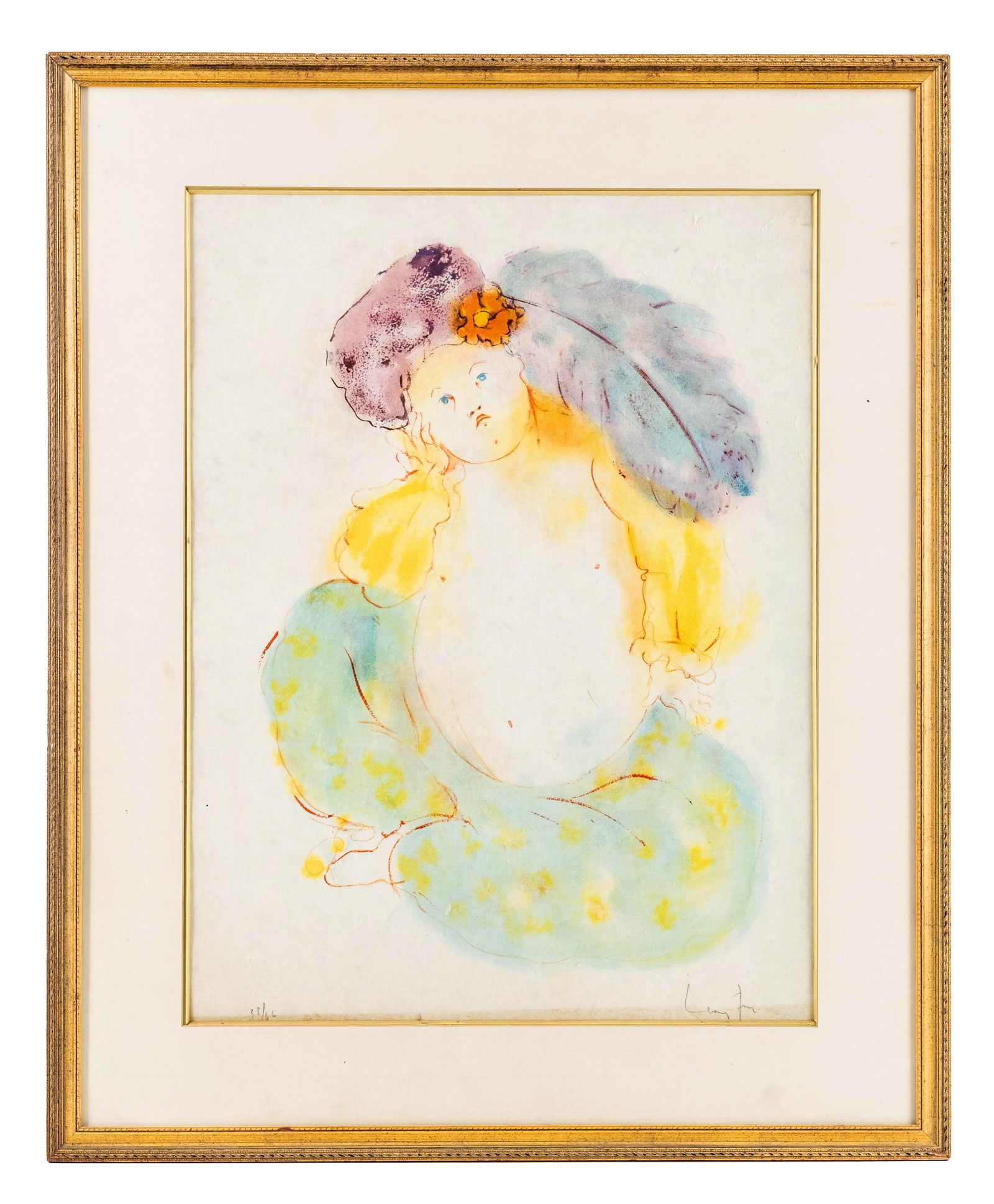 Leonor Fini Hand Signed Small Edition Lithograph,38/46, 1970s - 6