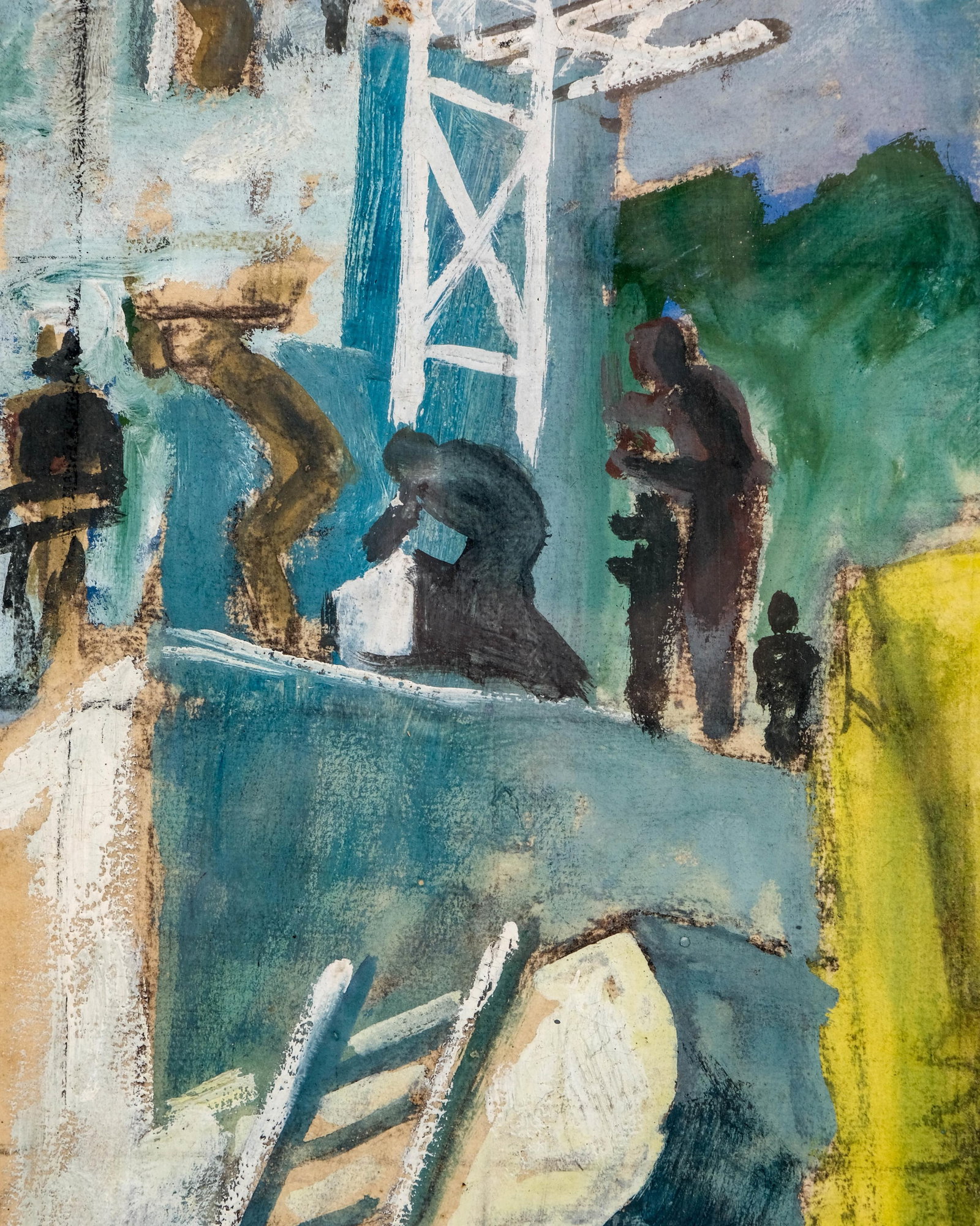 No Reserve: Paul Colin, Signed Watercolor and Gouache Painting for a Poster Project - 5