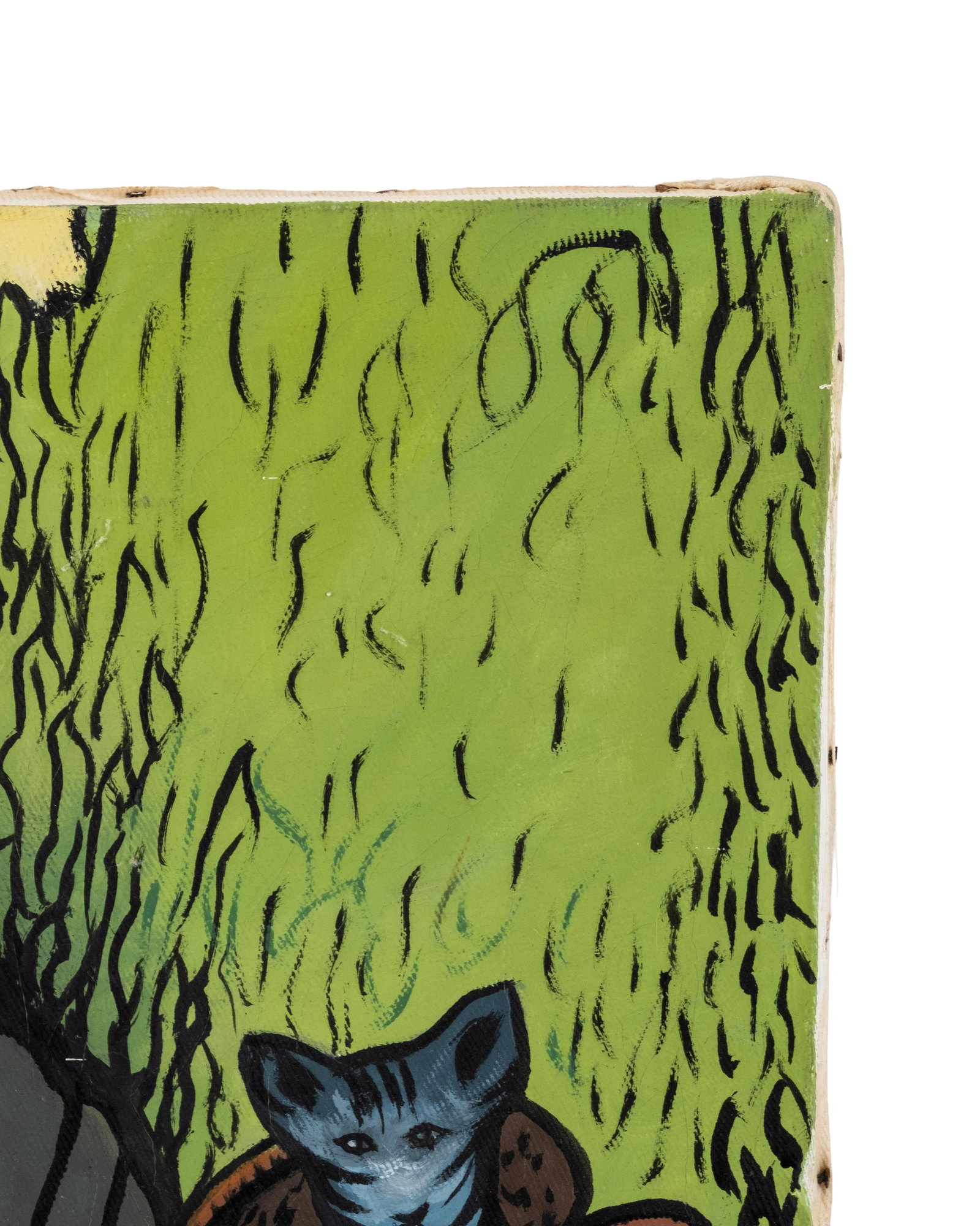 No Reserve: Signed Pop Art Telephone Booth Street Scene Painting, 1993 - 9