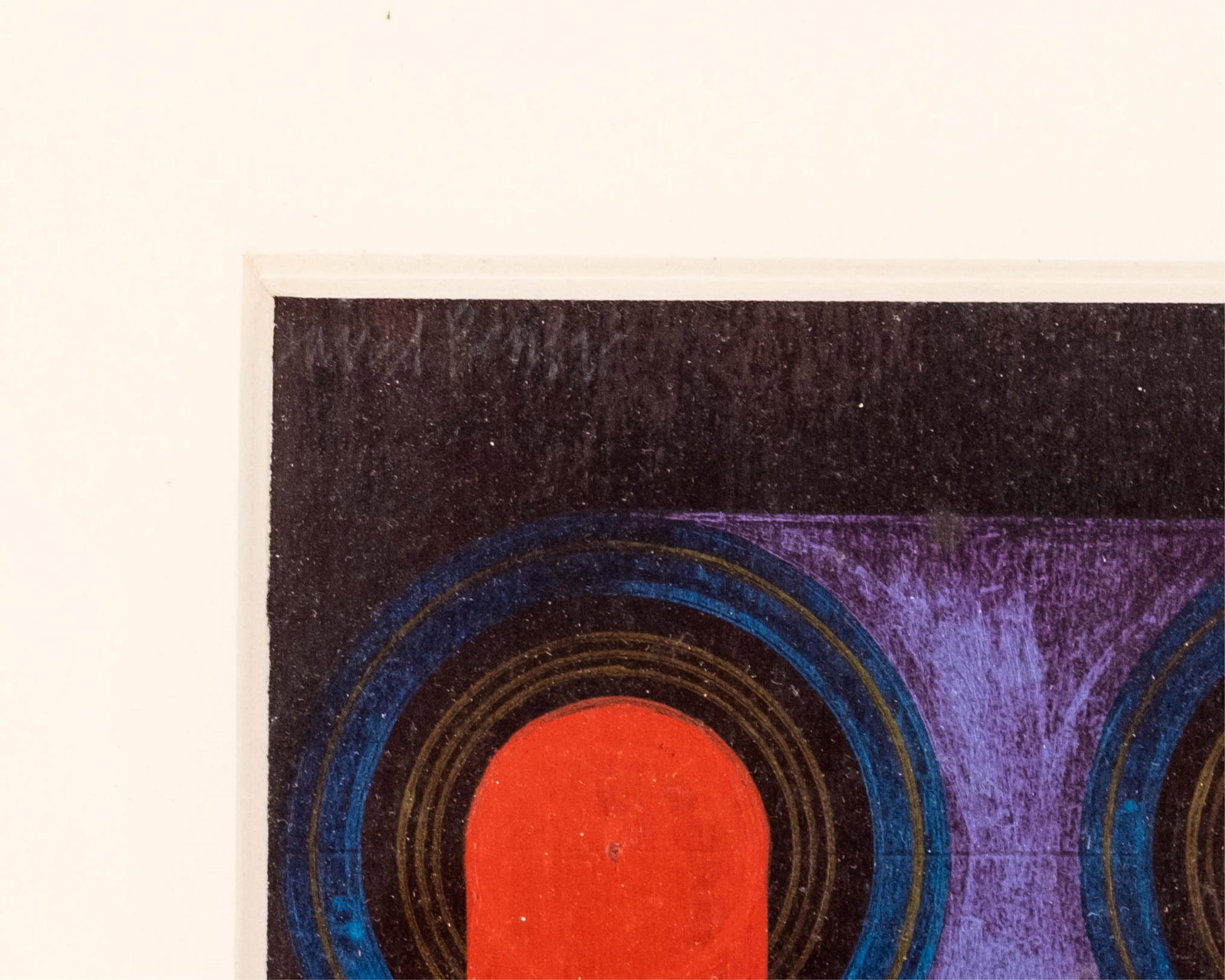 No Reserve: Signed Geometric Abstract Painting - 4