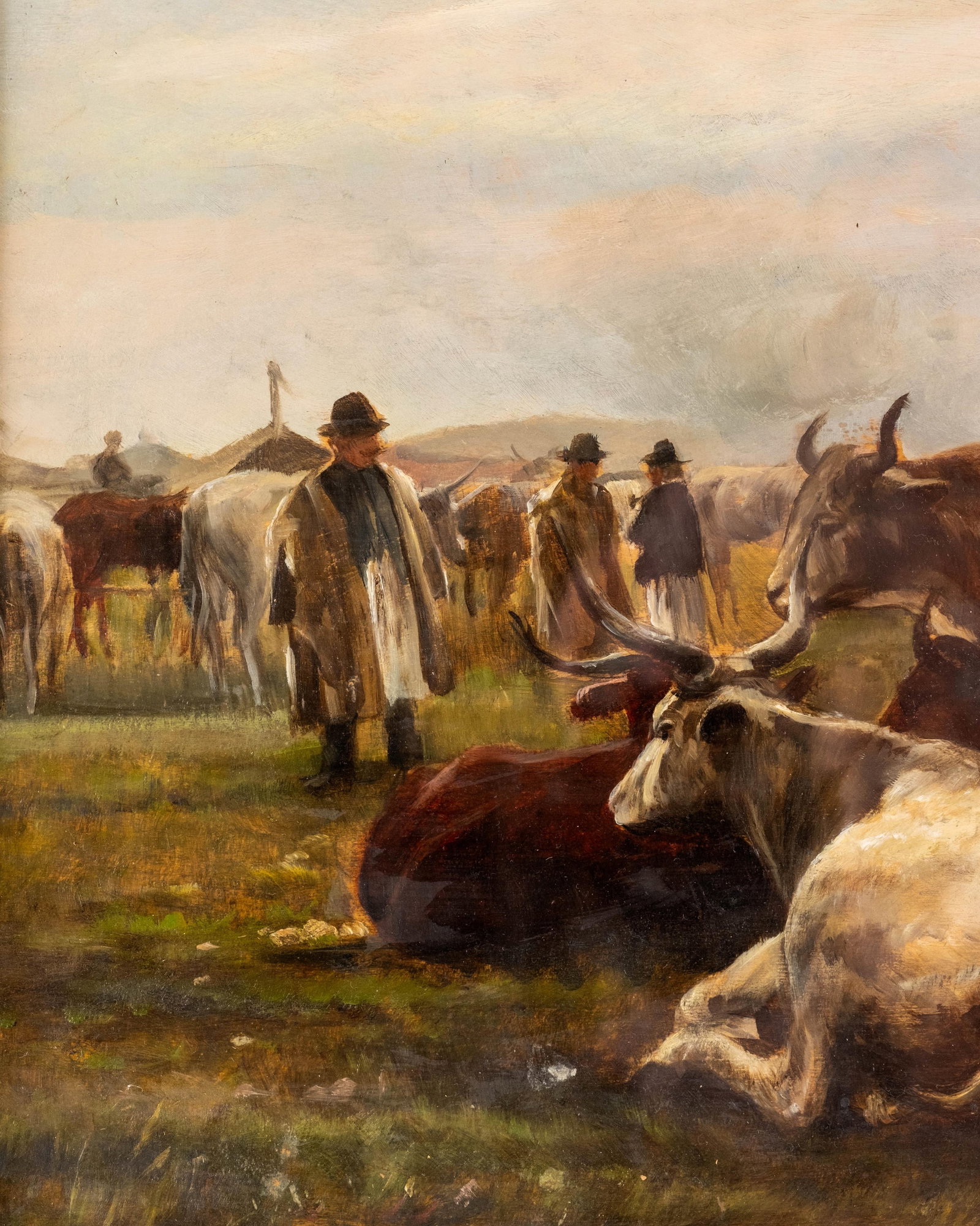 Potemkin, Signed European Double-Sided Oil on Board Painting - 6