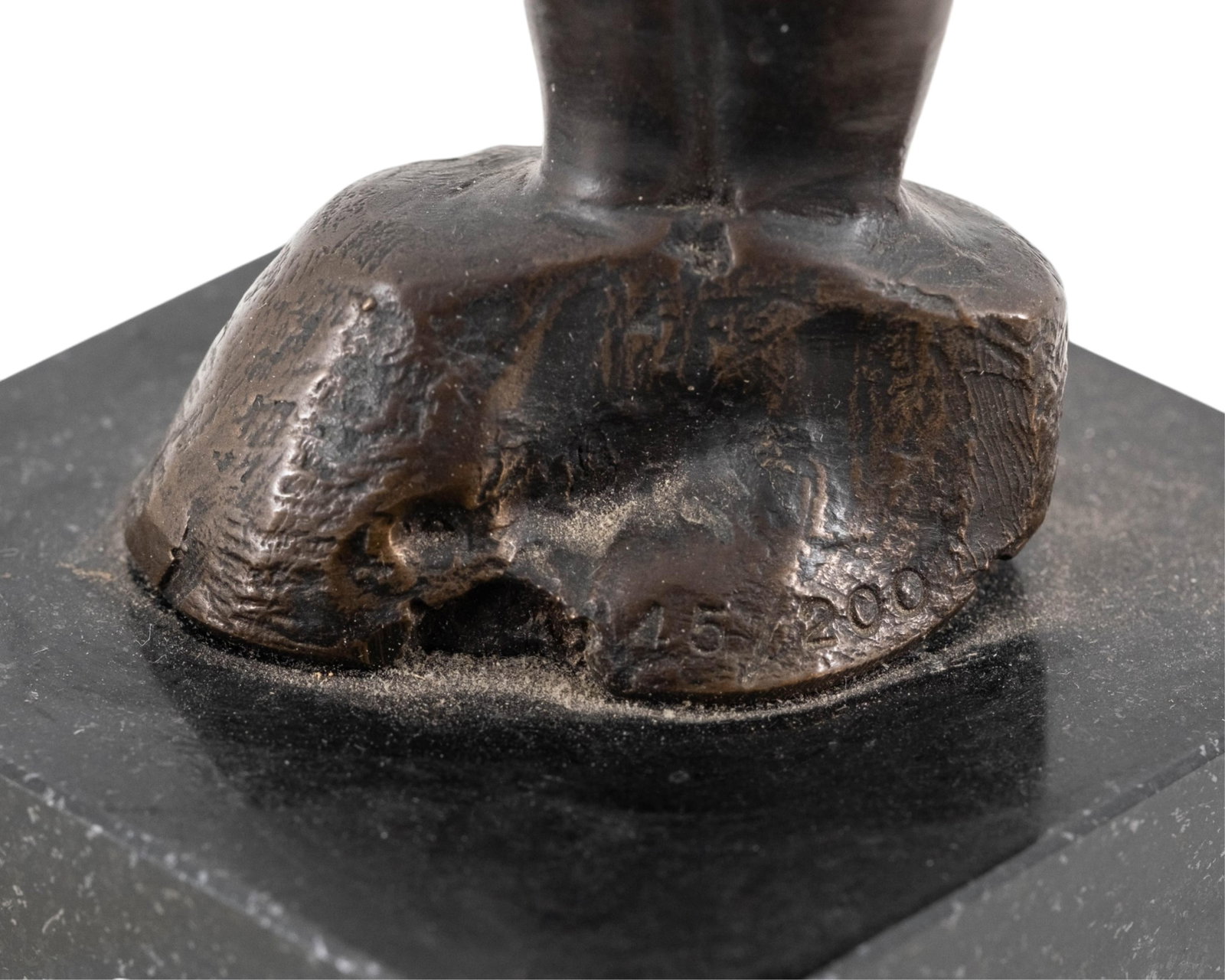 No Reserve: French Modernist Bronze Torso Sculpture, 45/200 - 2