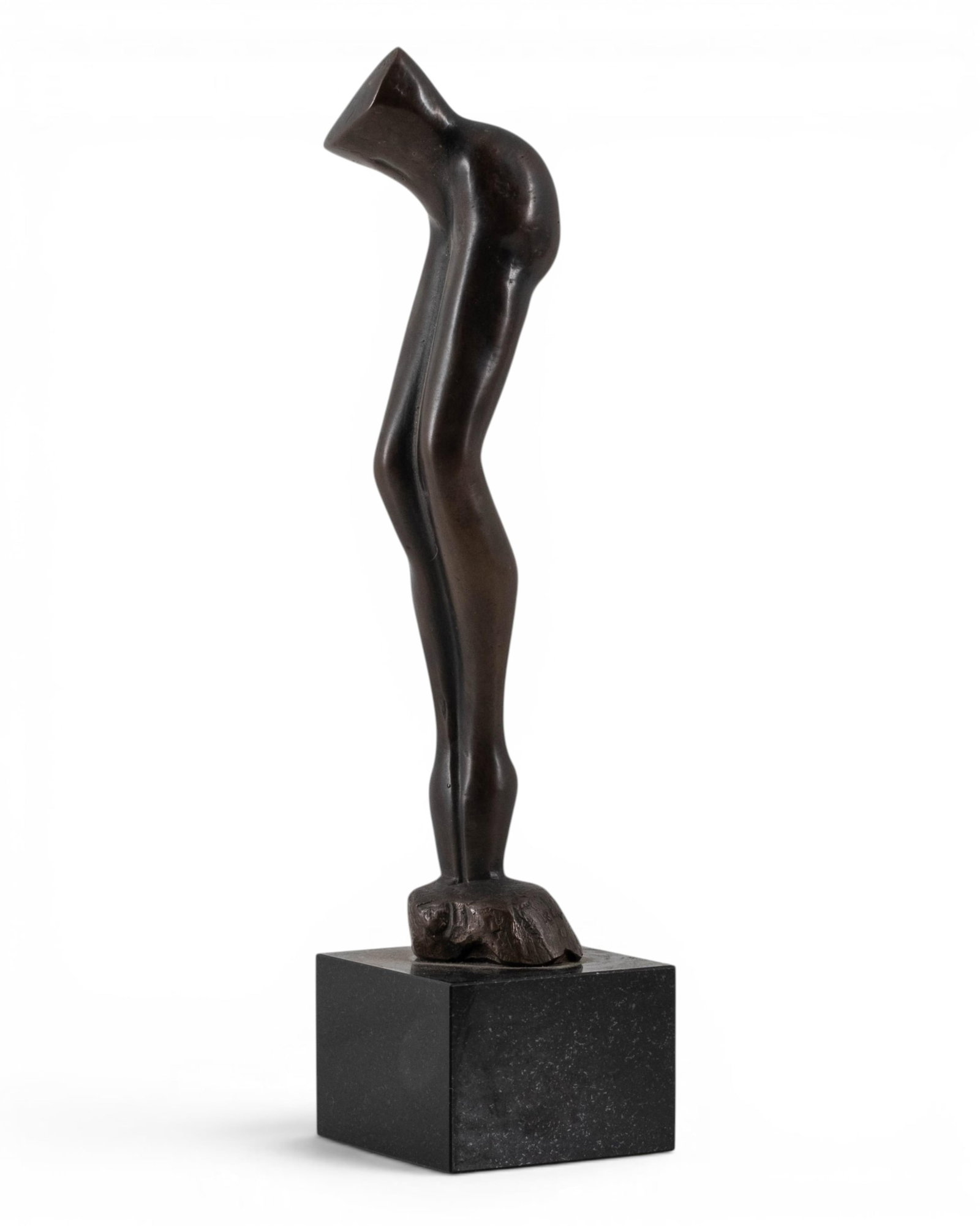 No Reserve: French Modernist Bronze Torso Sculpture, 45/200 - 7