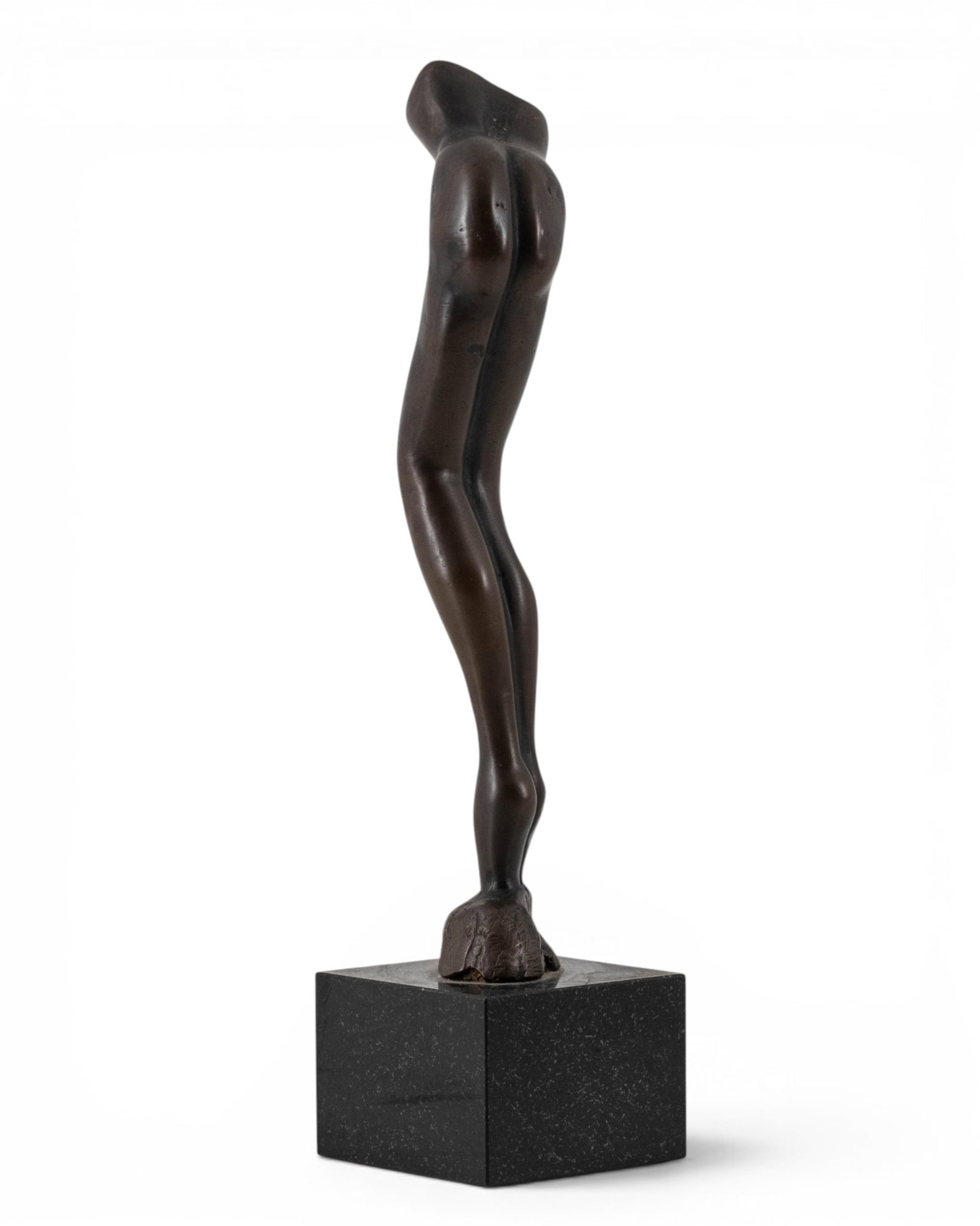 No Reserve: French Modernist Bronze Torso Sculpture, 45/200 - 8