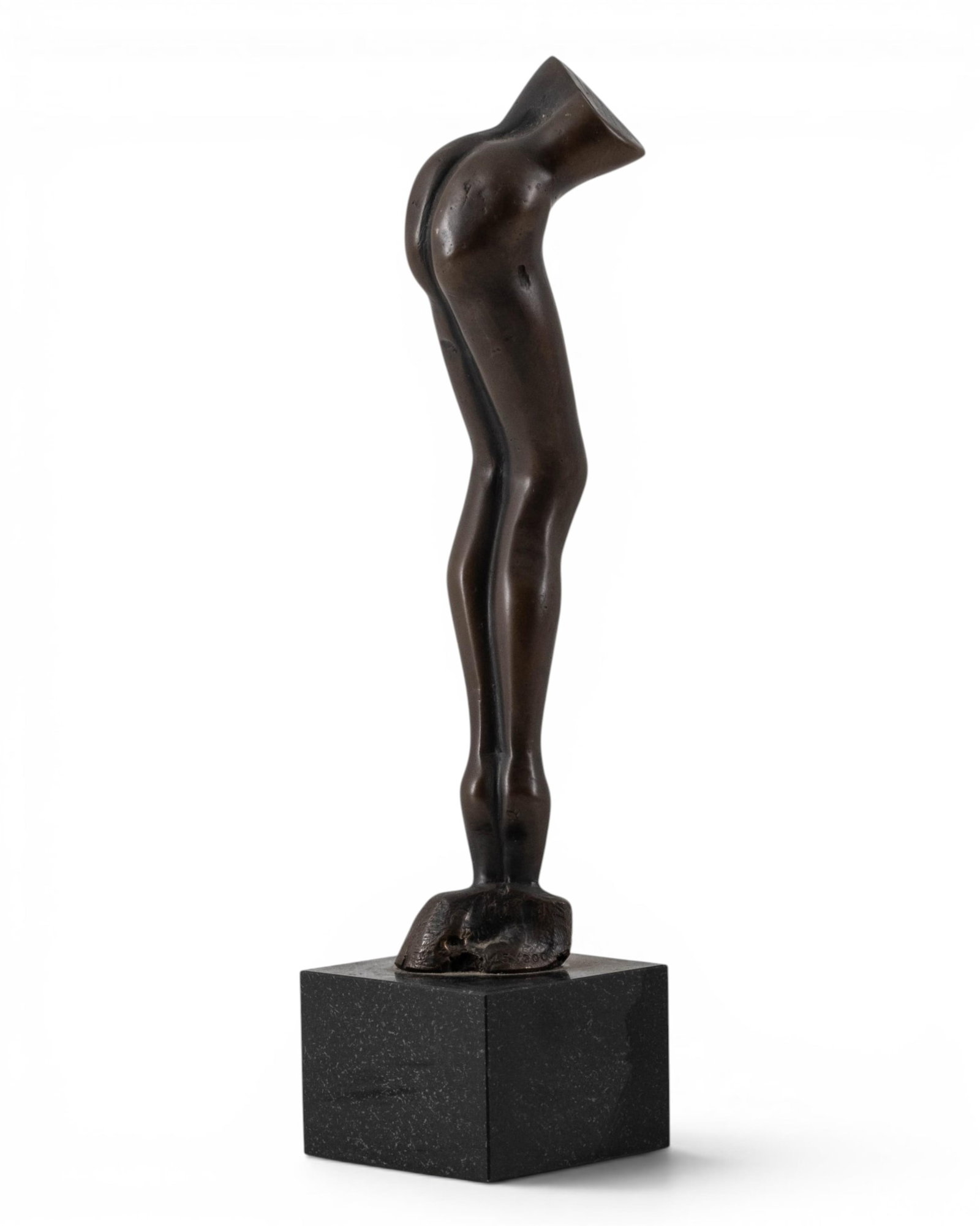 No Reserve: French Modernist Bronze Torso Sculpture, 45/200 - 9