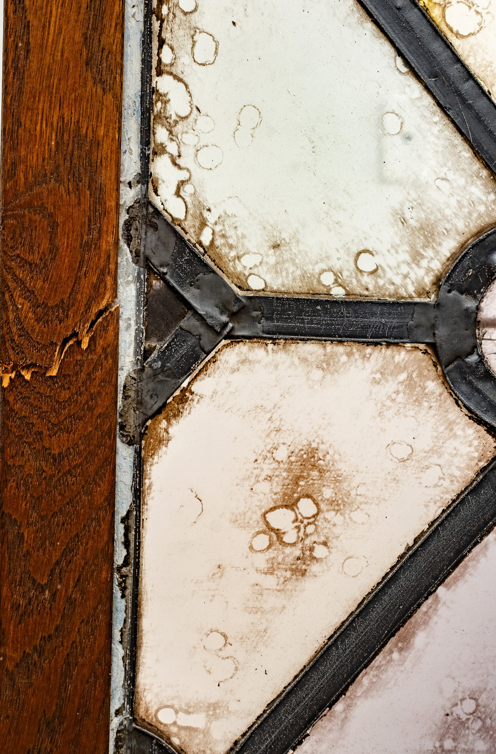 No Reserve: Pair Antique Gothic Stained & Leaded Glass Windows, 19th Century - 7